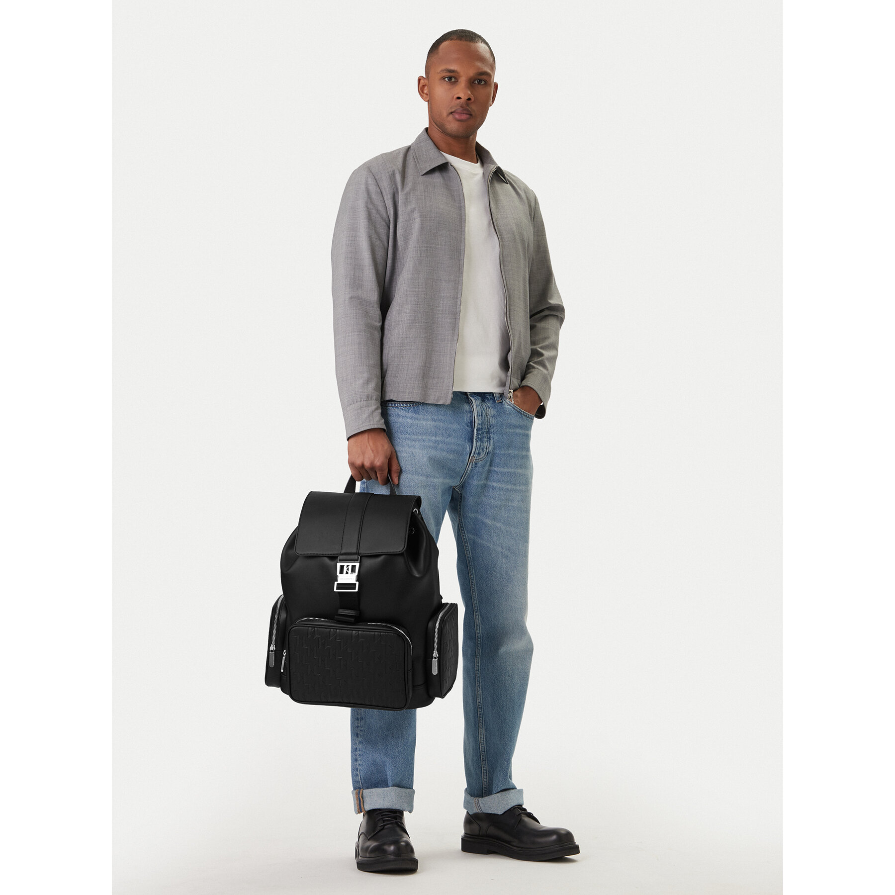 Hátizsák KARL LAGERFELD B1M30217 Fekete
