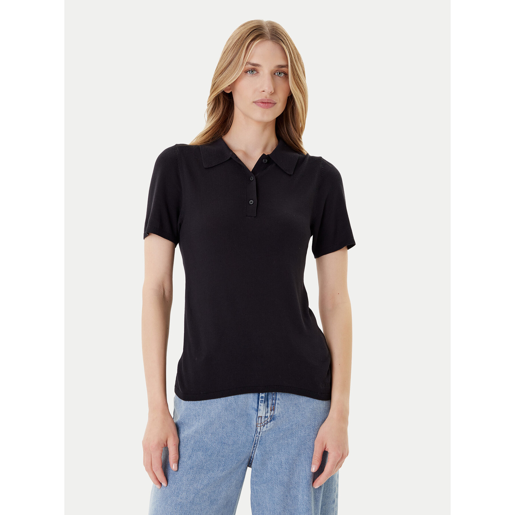 Calvin Klein Polo LV044C341G Crna Regular Fit