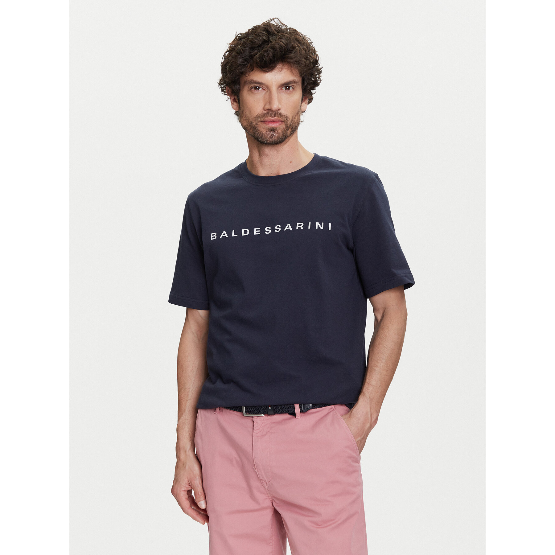 Baldessarini Póló B4 20082.5293 Sötétkék Regular Fit