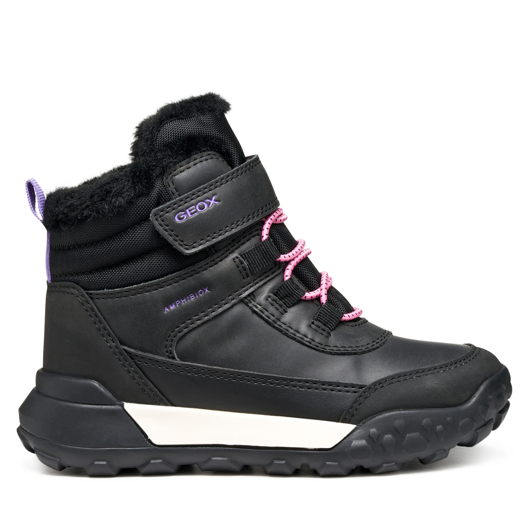 Cizme de zăpadă Geox J Trekkyup B Ab J46M7A 0MEMS C9266 S Negru