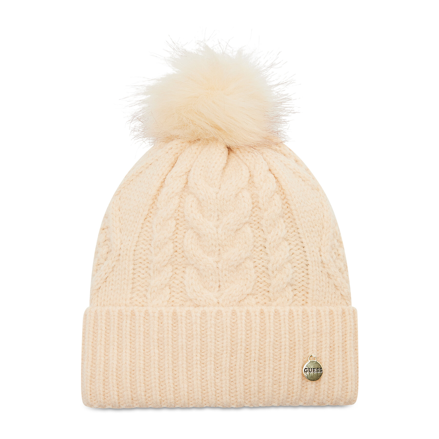 Berretto Guess AW9034 POL01 Beige, Taglia L, taglia : L