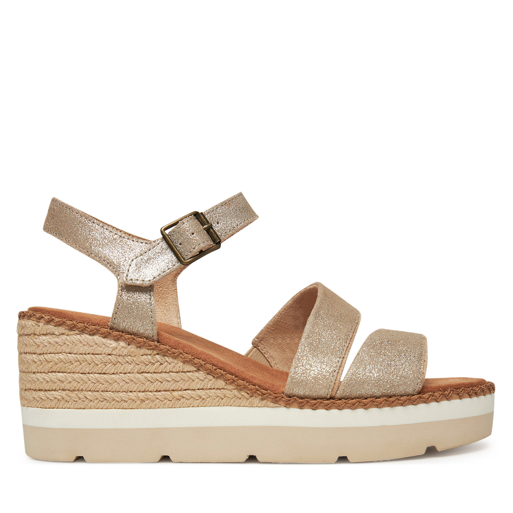 Espadrilky Toms Darya  10021963 Stříbrná