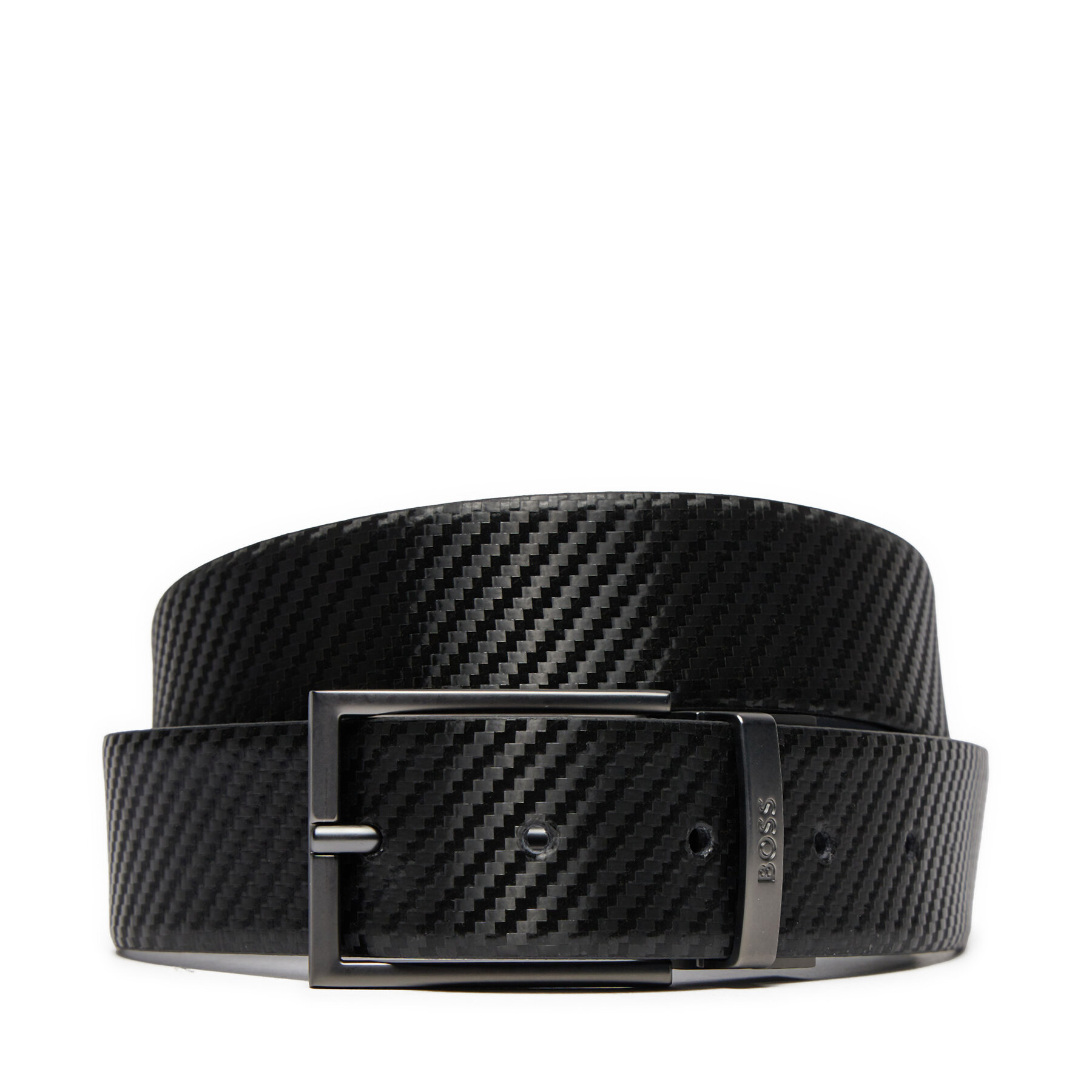 Cintura da uomo Boss 50522893 Nero, Taglia 85, taglia : 85