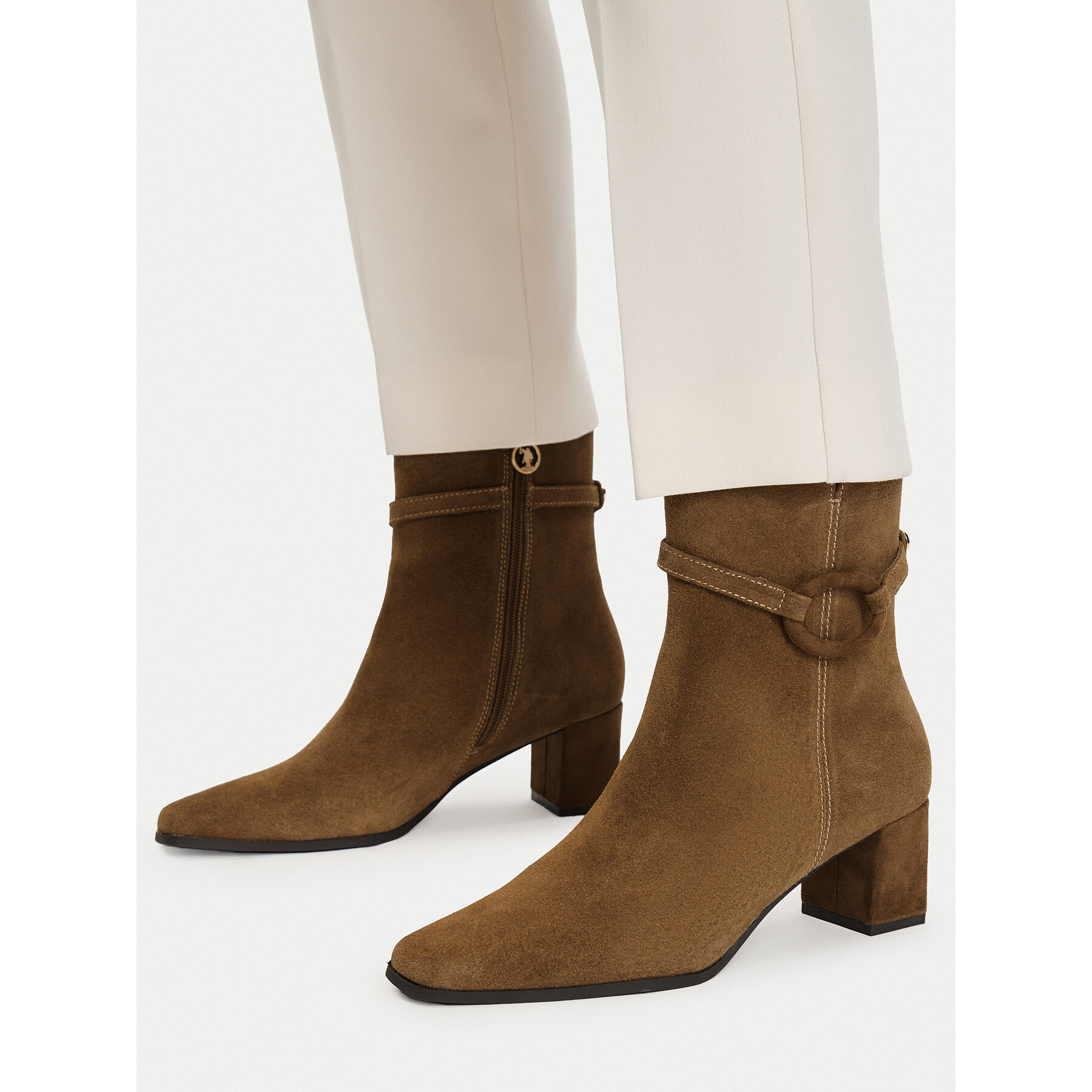 Боти U.S. Polo Assn. EO-NADIA003W/GL1 Кафяв