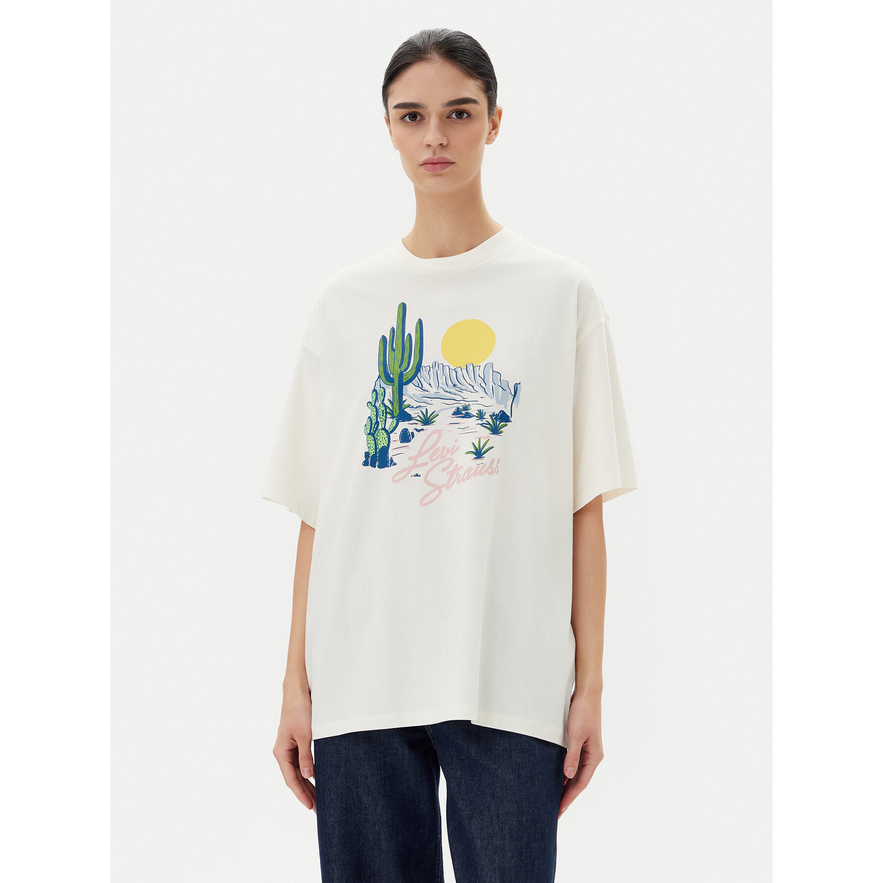 Levi's® T-Shirt Graphic A4924-0082 Λευκό Relaxed Fit