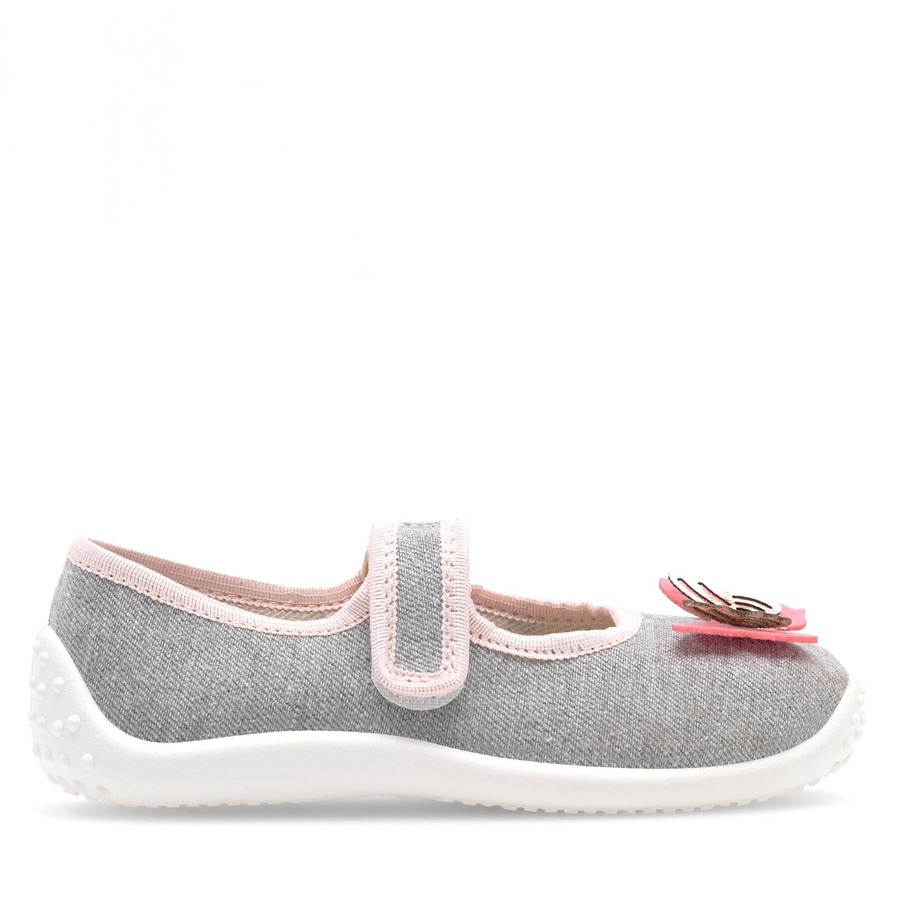Pantuflas Nelli Blu Balerinki motyl III Gris