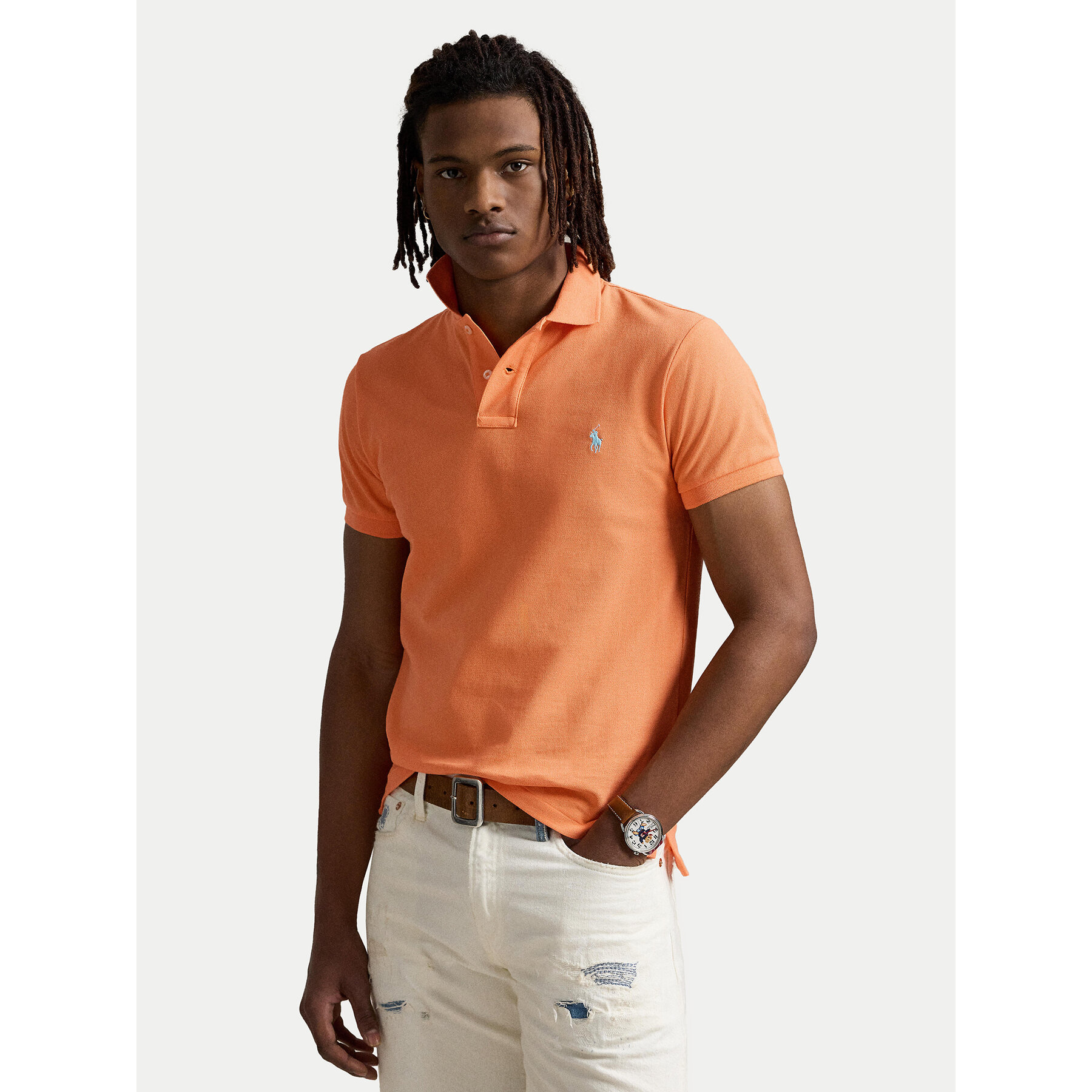 Polo Ralph Lauren Polo 710536856448 Arancione Slim Fit