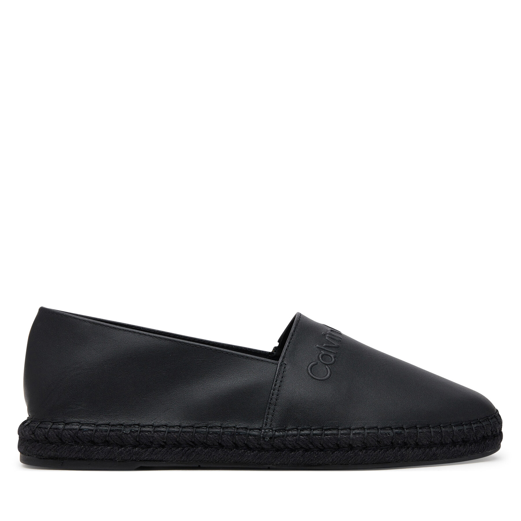 Férfi Espadrilles Calvin Klein, Méret: 45, Fekete, Espadrille Lth HM0HM01882