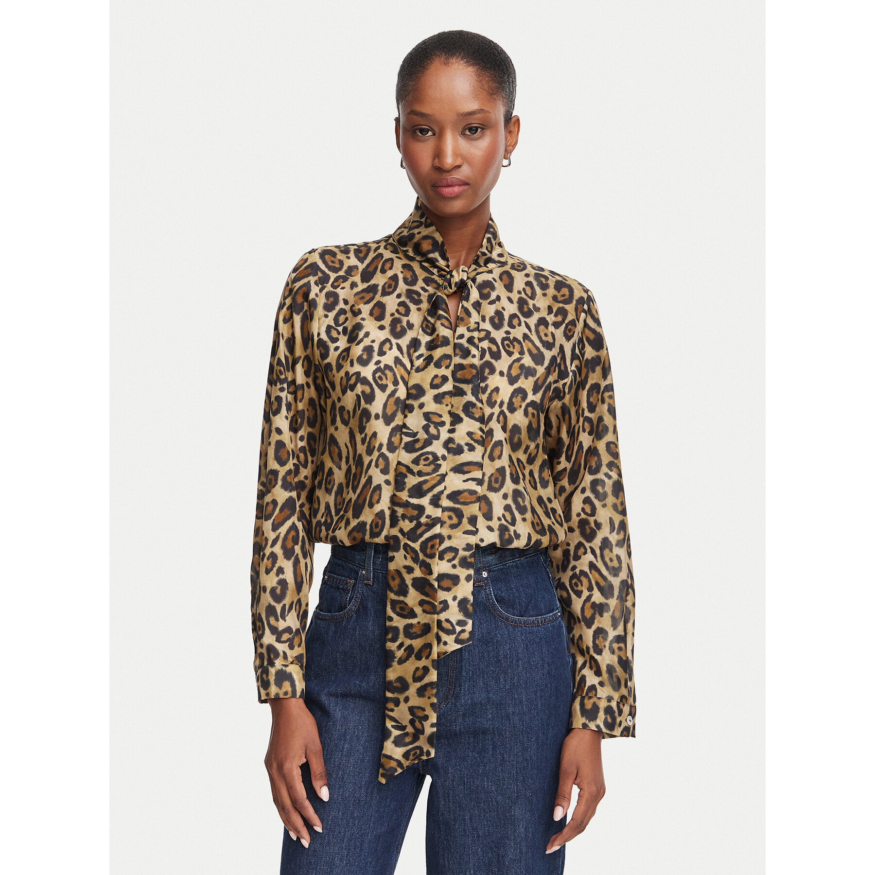 Marella Hemd Nastro 2623116104 Dunkelbeige Regular Fit