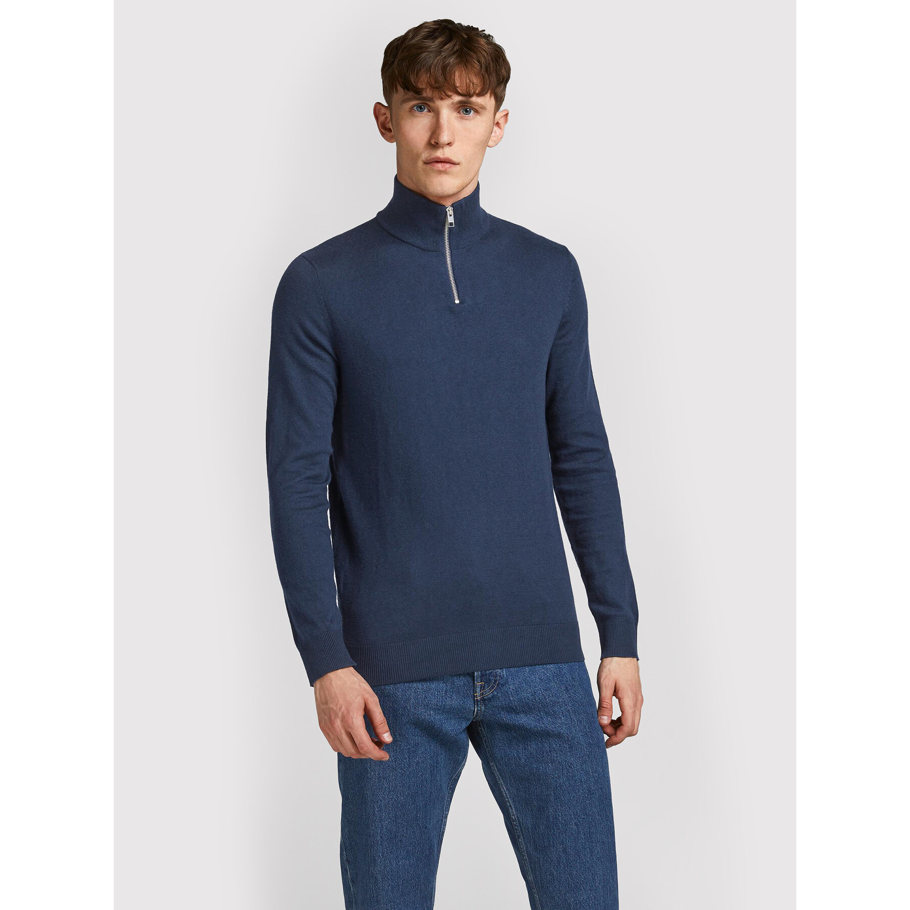 Jack & Jones Pullover Emil 12189339 Dunkelblau Regular Fit