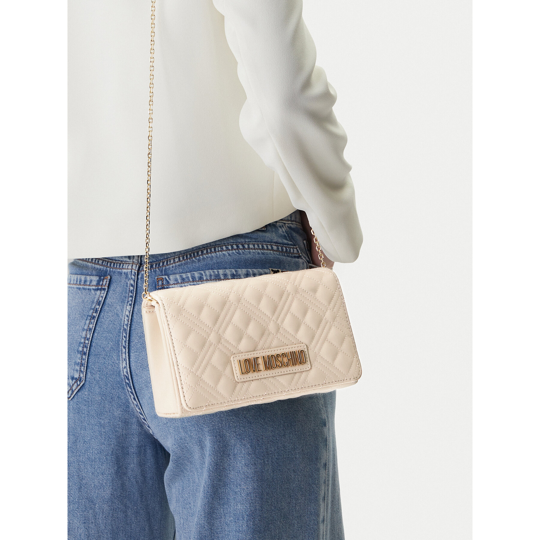 Дамска чанта LOVE MOSCHINO JC4079PP1OLA0110 Екрю