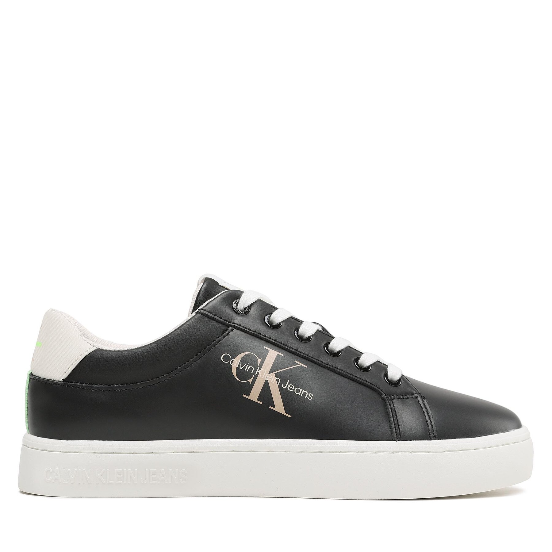 Superge Calvin Klein Jeans Classic Cupsole Fluo Contrast YM0YM00603 Black/Ancient White 0GO