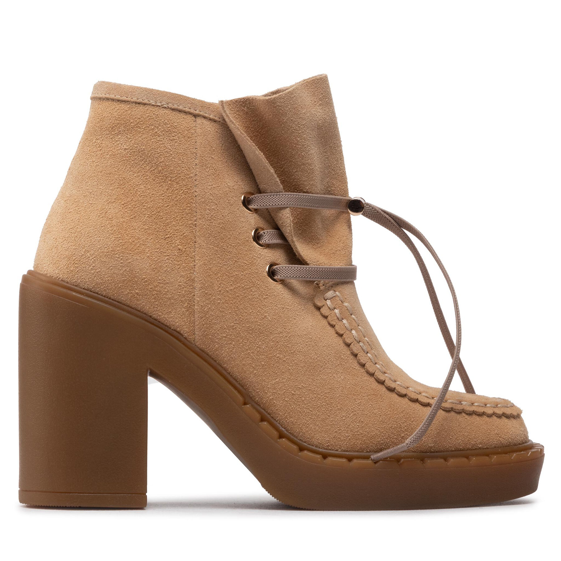 Botine Simple SL-34-02-000074 Bej