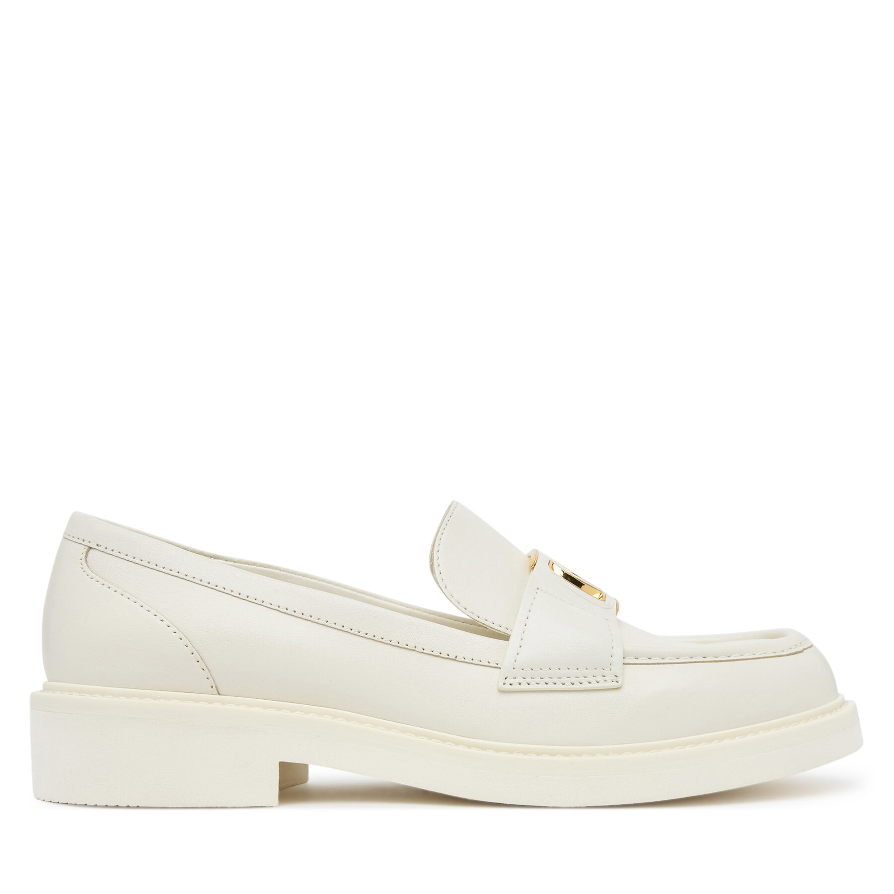Loaferek Guess FLPSHU LEA14 Ekru