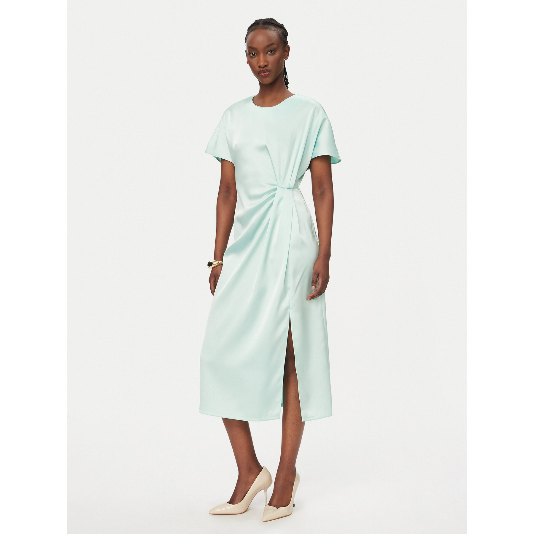 Rinascimento Coctailkleid CFC0127457003 Grün Regular Fit