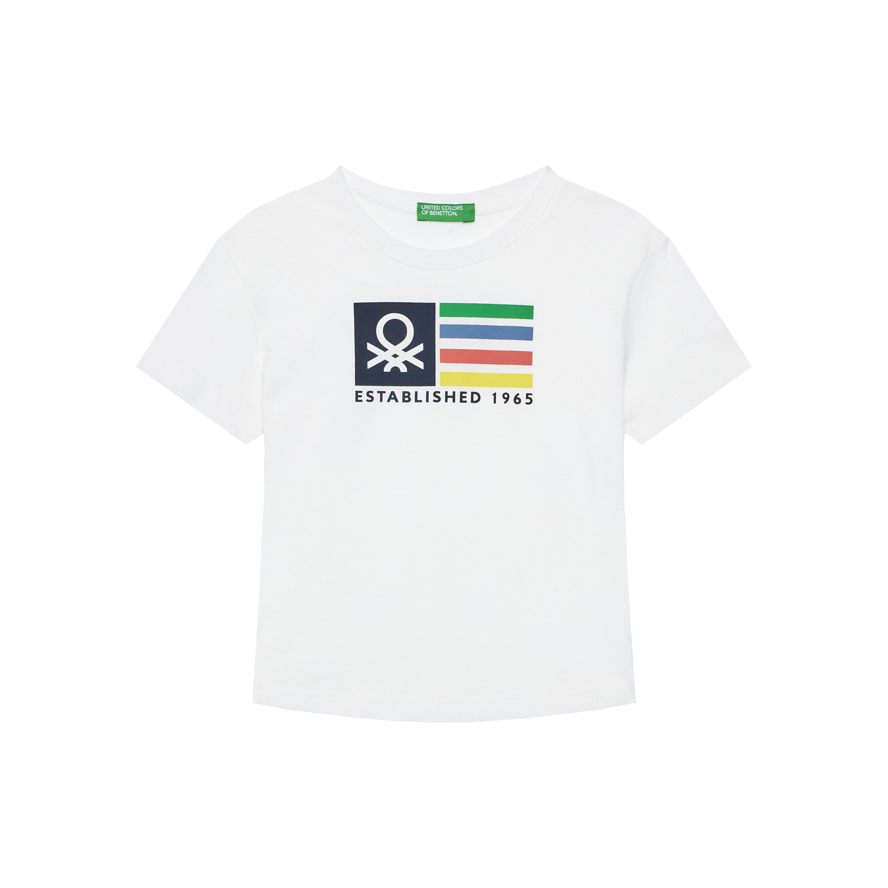 United Colors Of Benetton T-shirt 3I1XG10HT Bianco Regular Fit