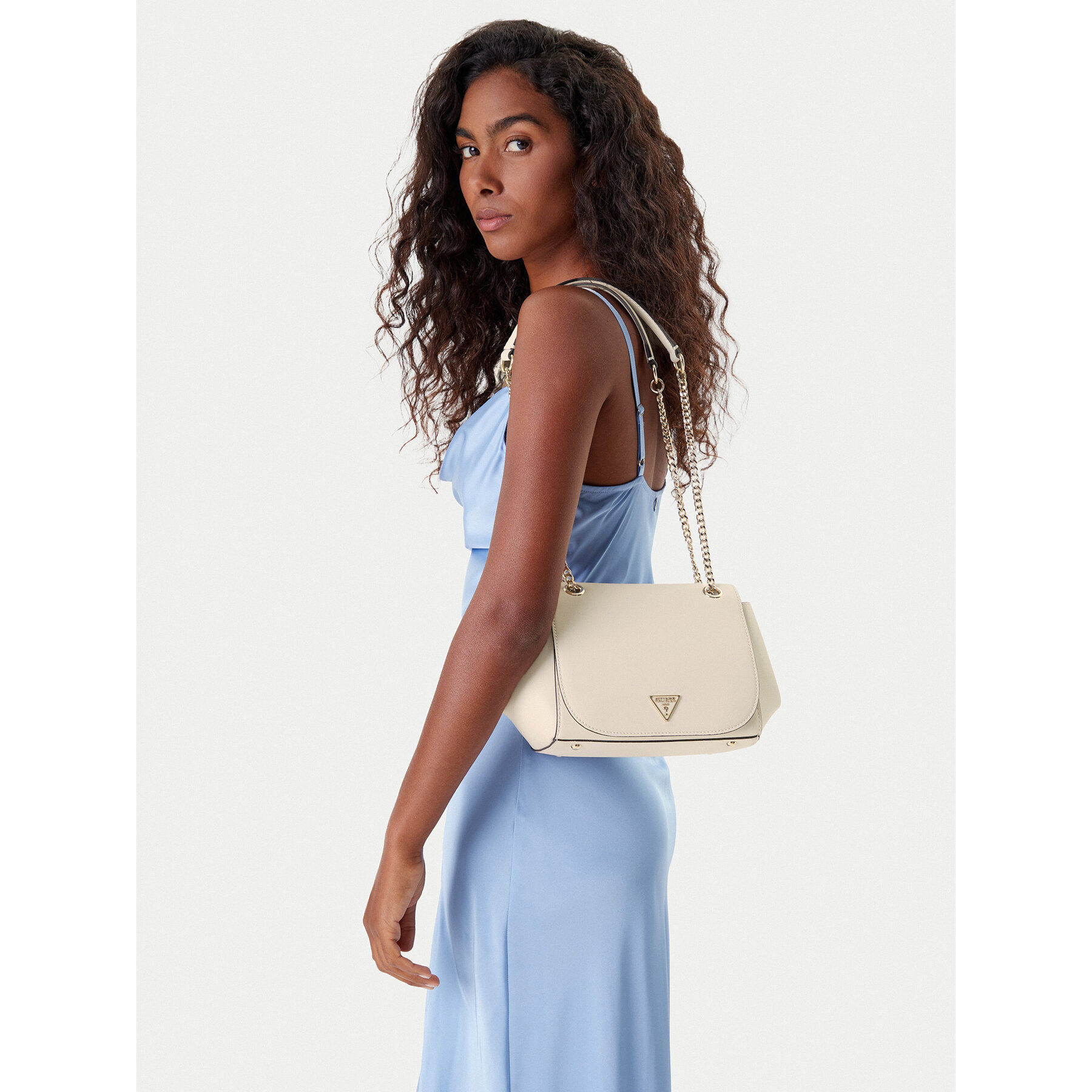 Дамска чанта Guess Talent HWNG96 69210 Екрю