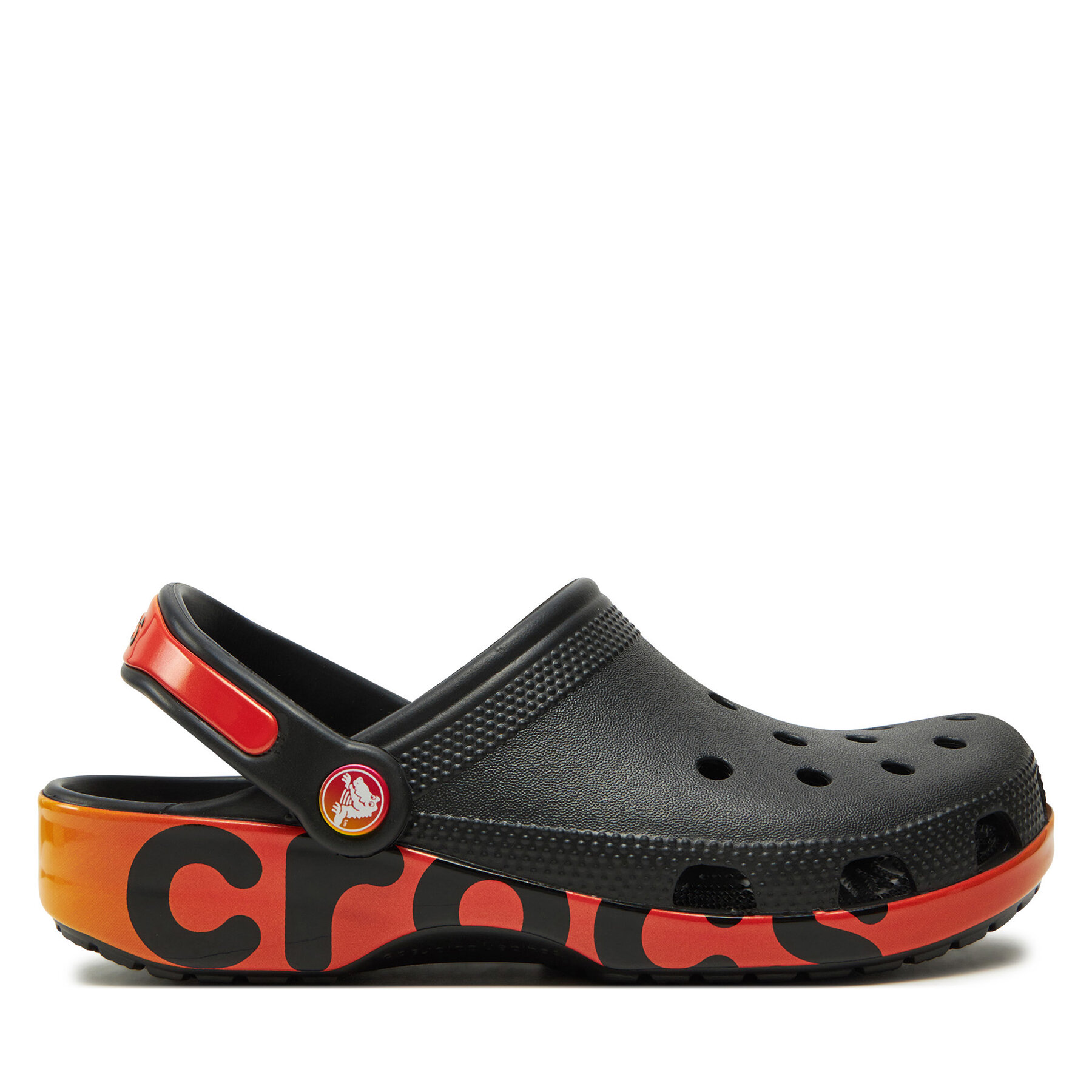 Mules / sandales de bain Crocs Classic Reflector Clog 210732 Noir