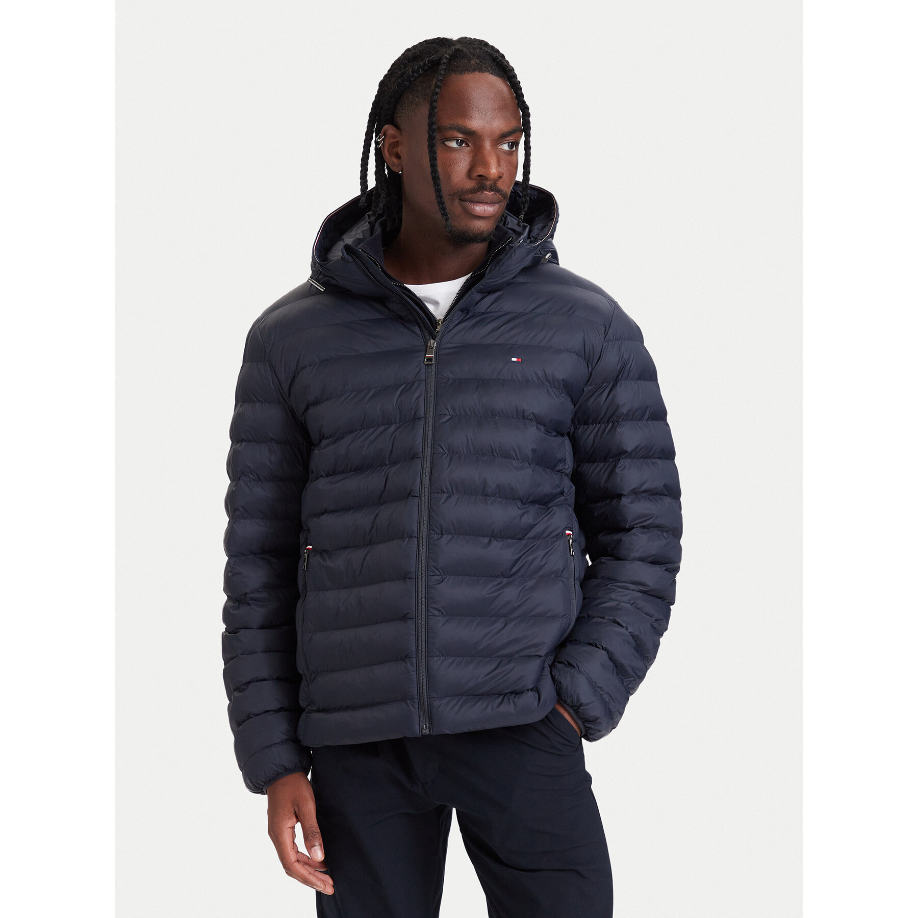 Tommy Hilfiger Übergangsjacke MW0MW43464 Dunkelblau Regular Fit
