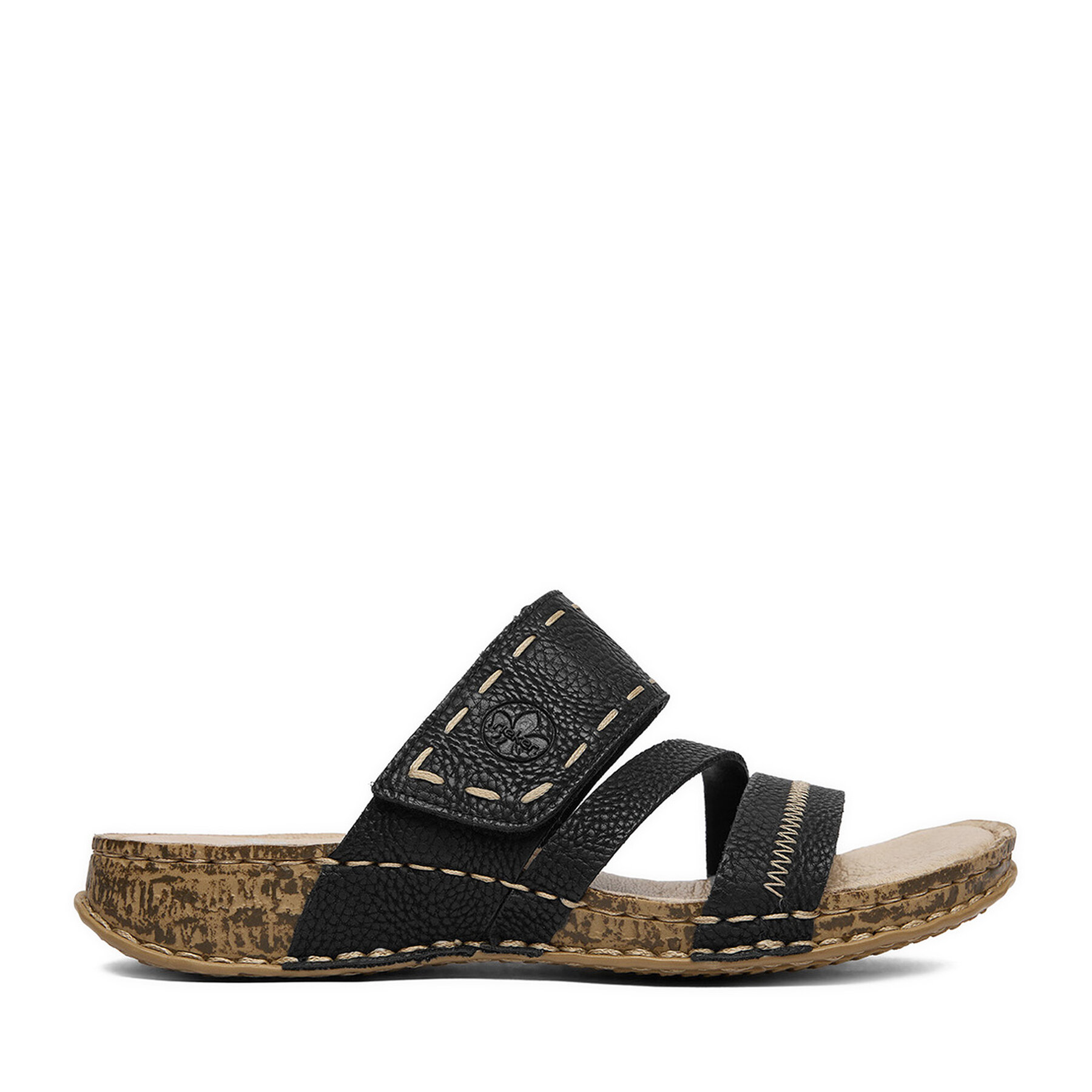 Παντόφλες Rieker 61150-01 Μαύρο