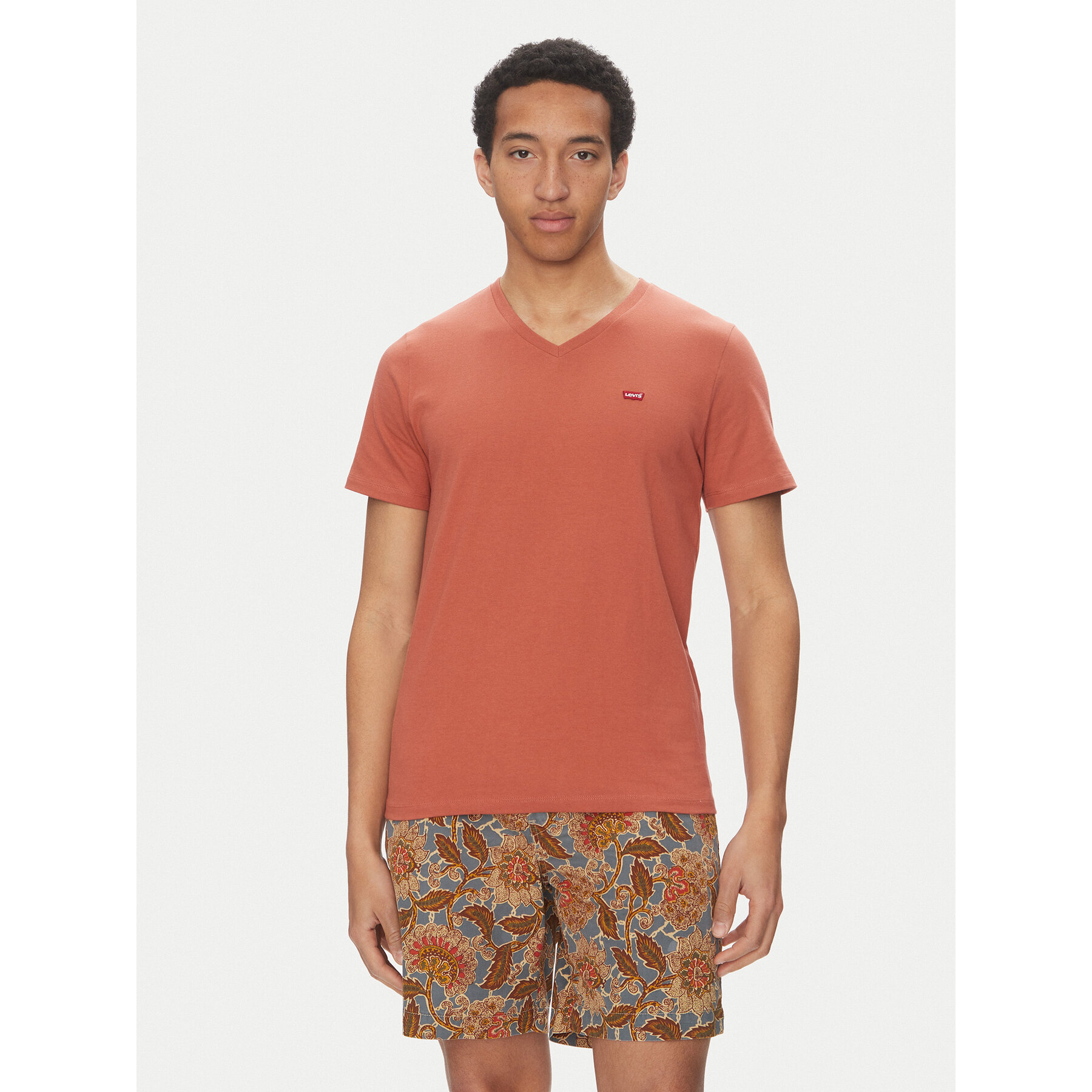 Levi's® T-shirt Original Housemark 85641-0040 Rosso Standard Fit