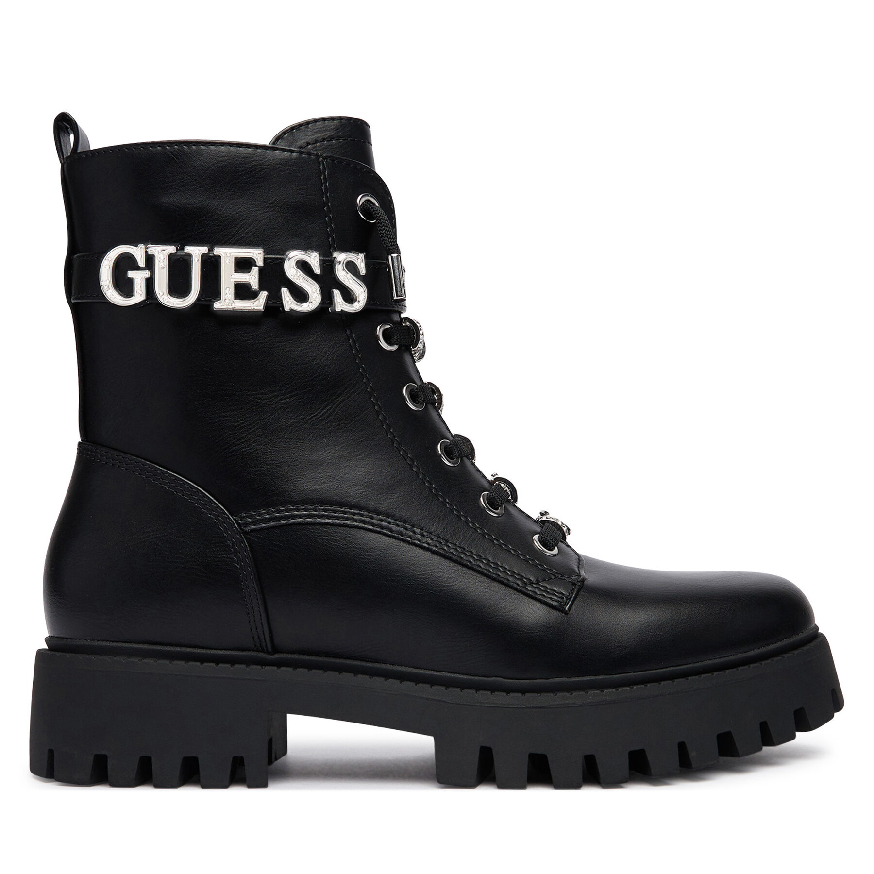 Gležnjače Guess FLFFIC ELE10 Crna