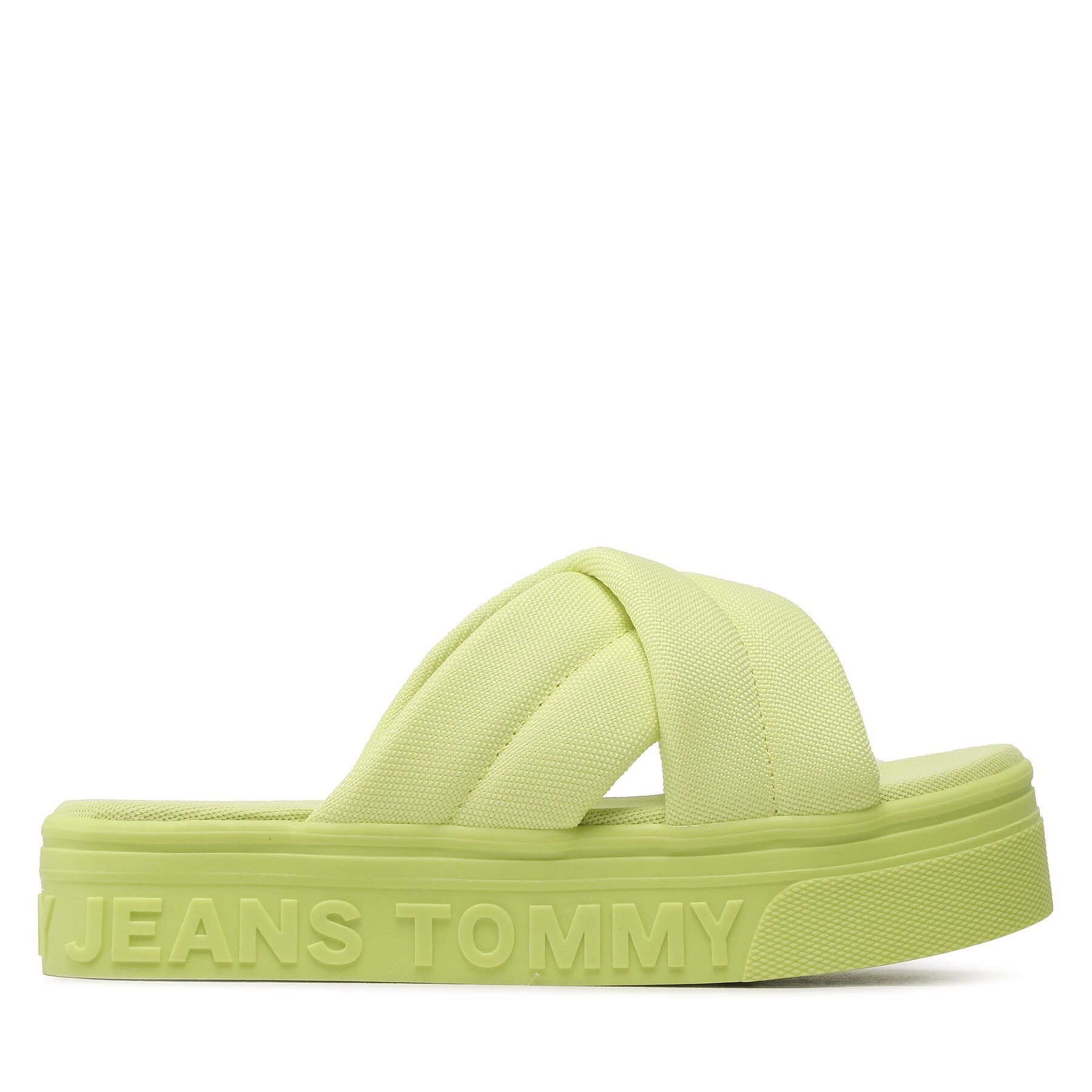 Mules / sandales de bain Tommy Jeans Fltfrm Sandal EN0EN02116 Vert