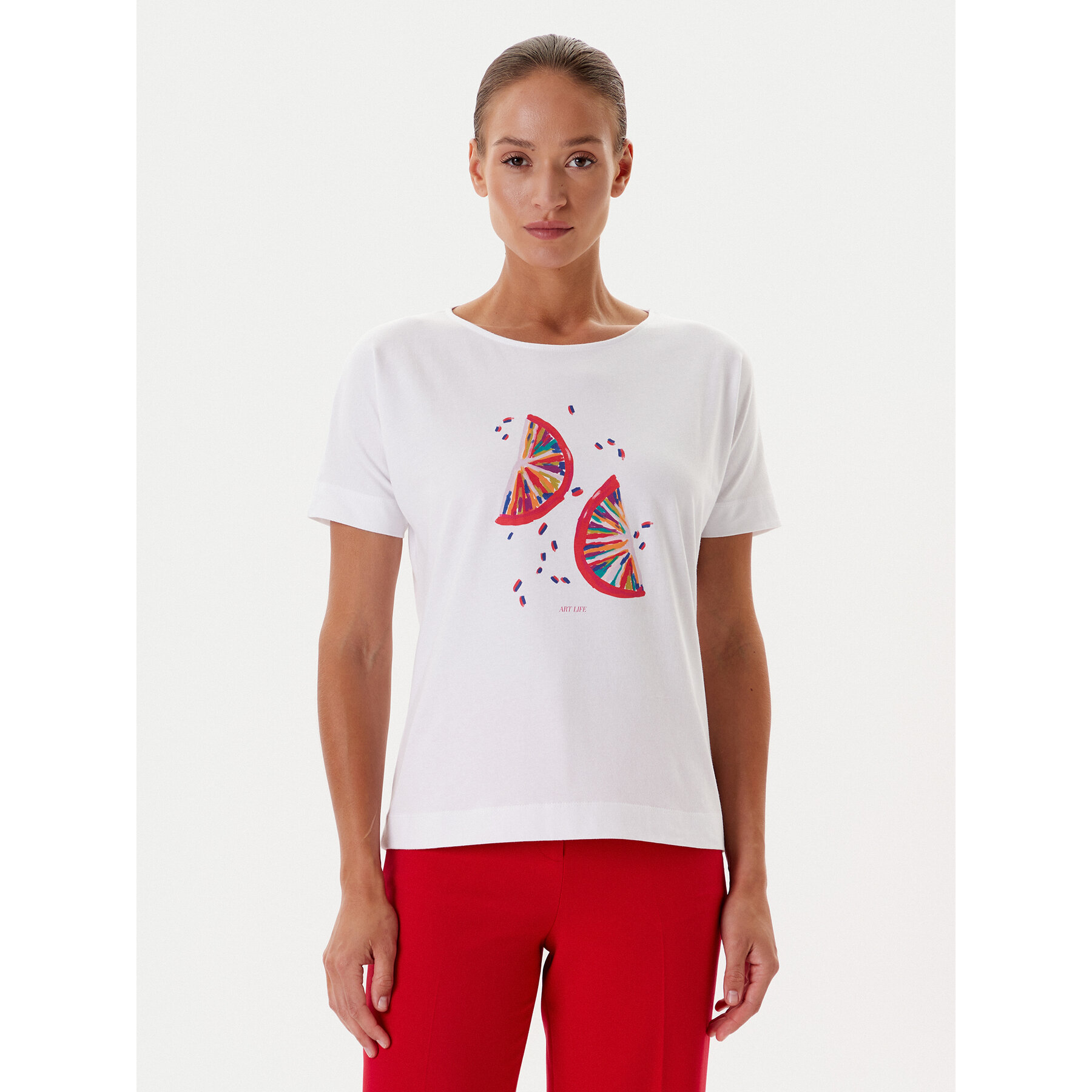 Tatuum Tatuum T-Shirt Lali 1 T2511.110 Λευκό Regular Fit