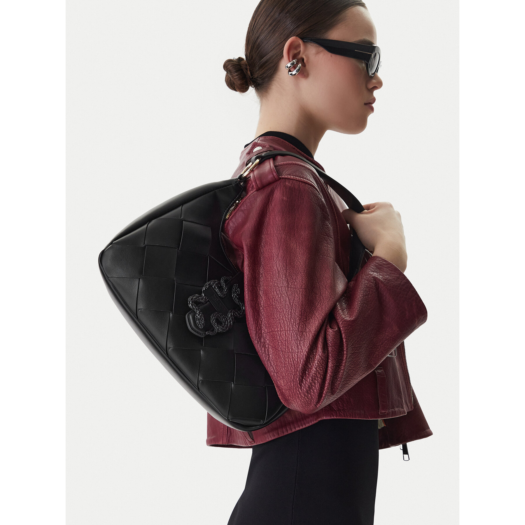 Geantă Just Cavalli 80RA4BM5 ZSD88 Negru