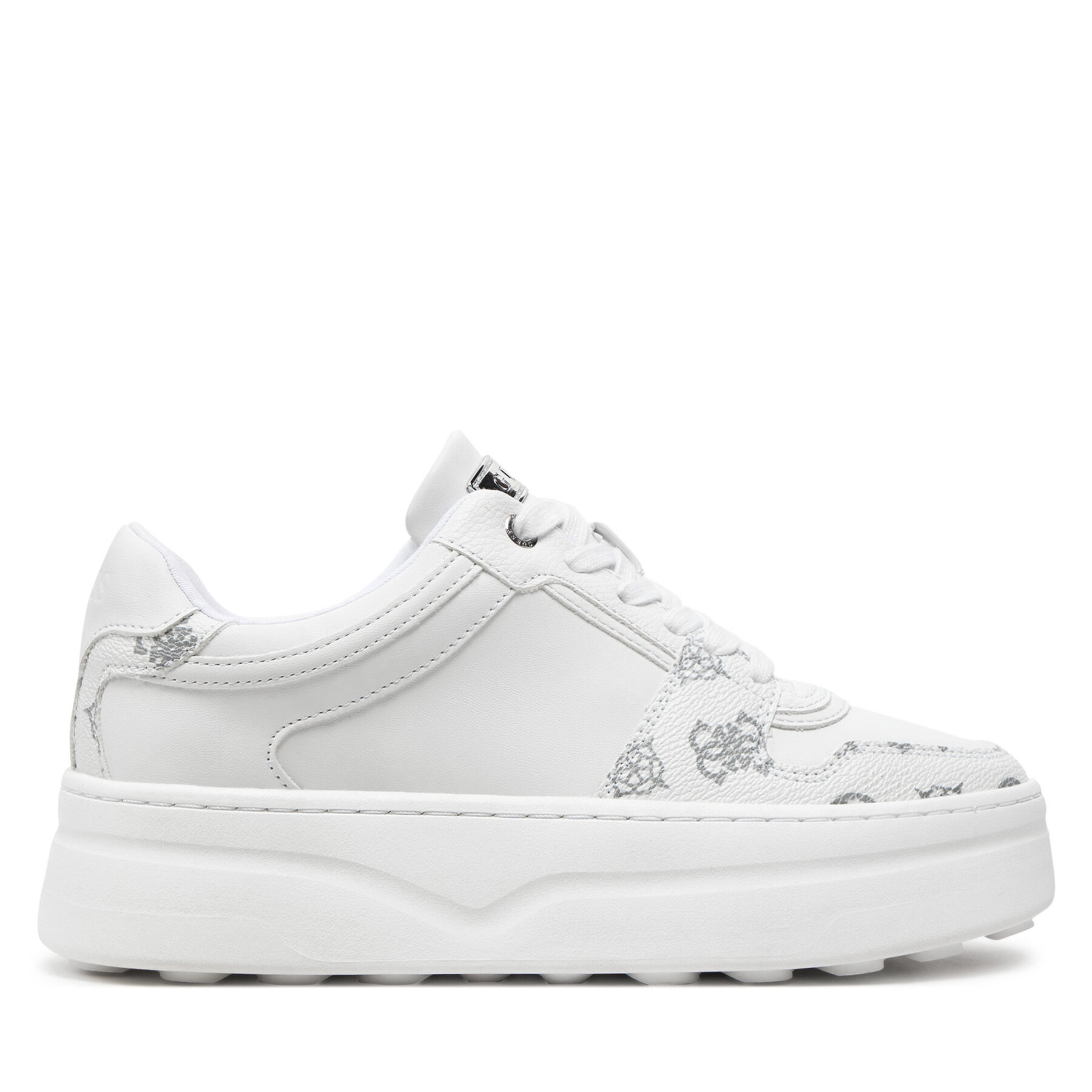Damen Sneakers Guess, Schuhgröße 41, Weiß, Queenz FLTQNZ FAL12