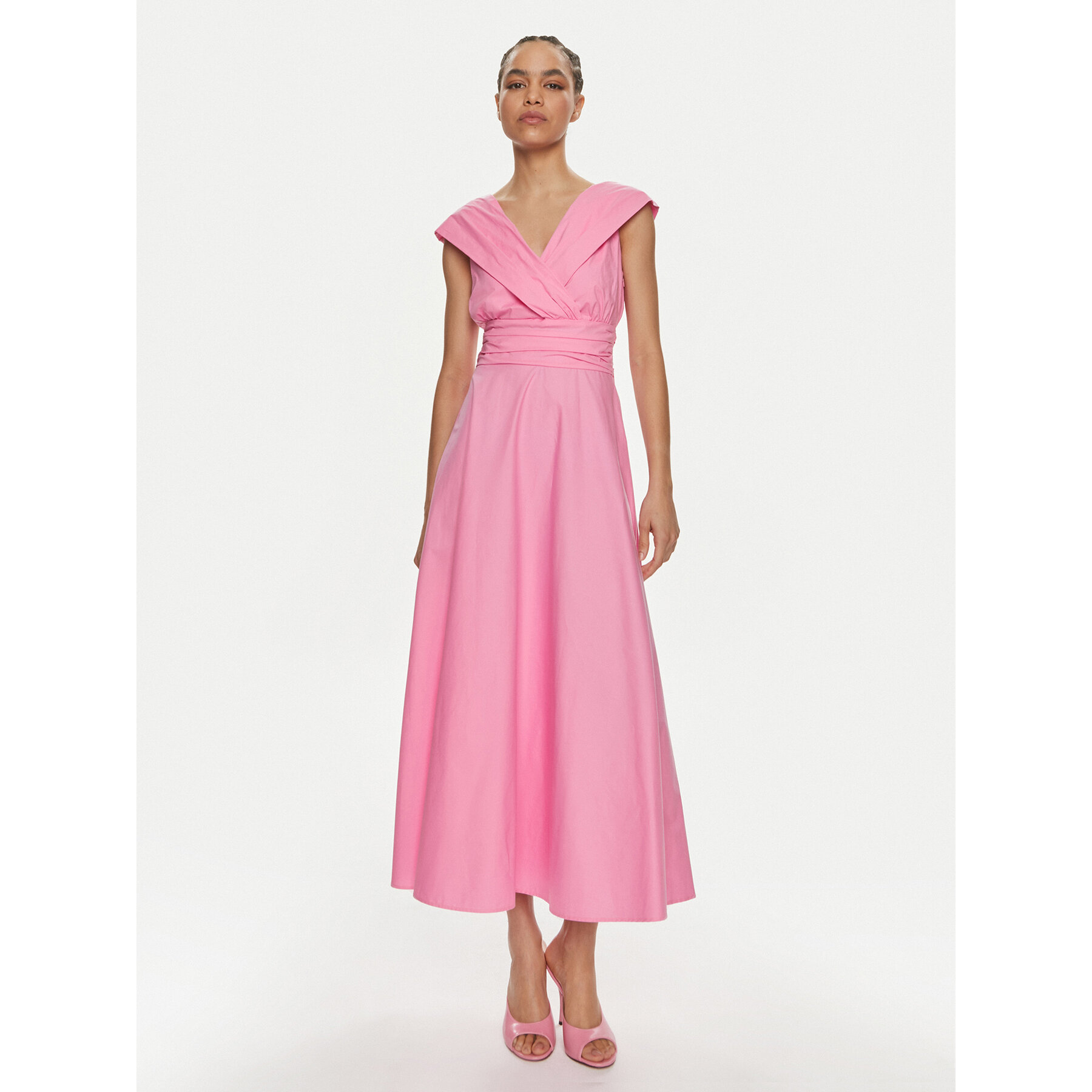 Marella Sommerkleid Galizia 2413221212 Rosa Regular Fit