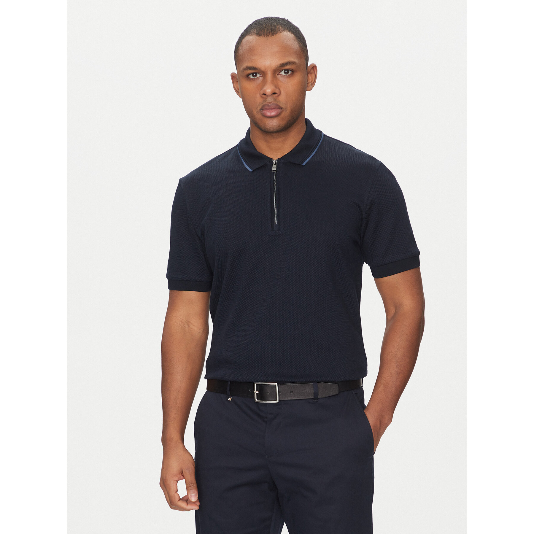 BOSS Polo H-Paras 59 50532612 Blu scuro Regular Fit