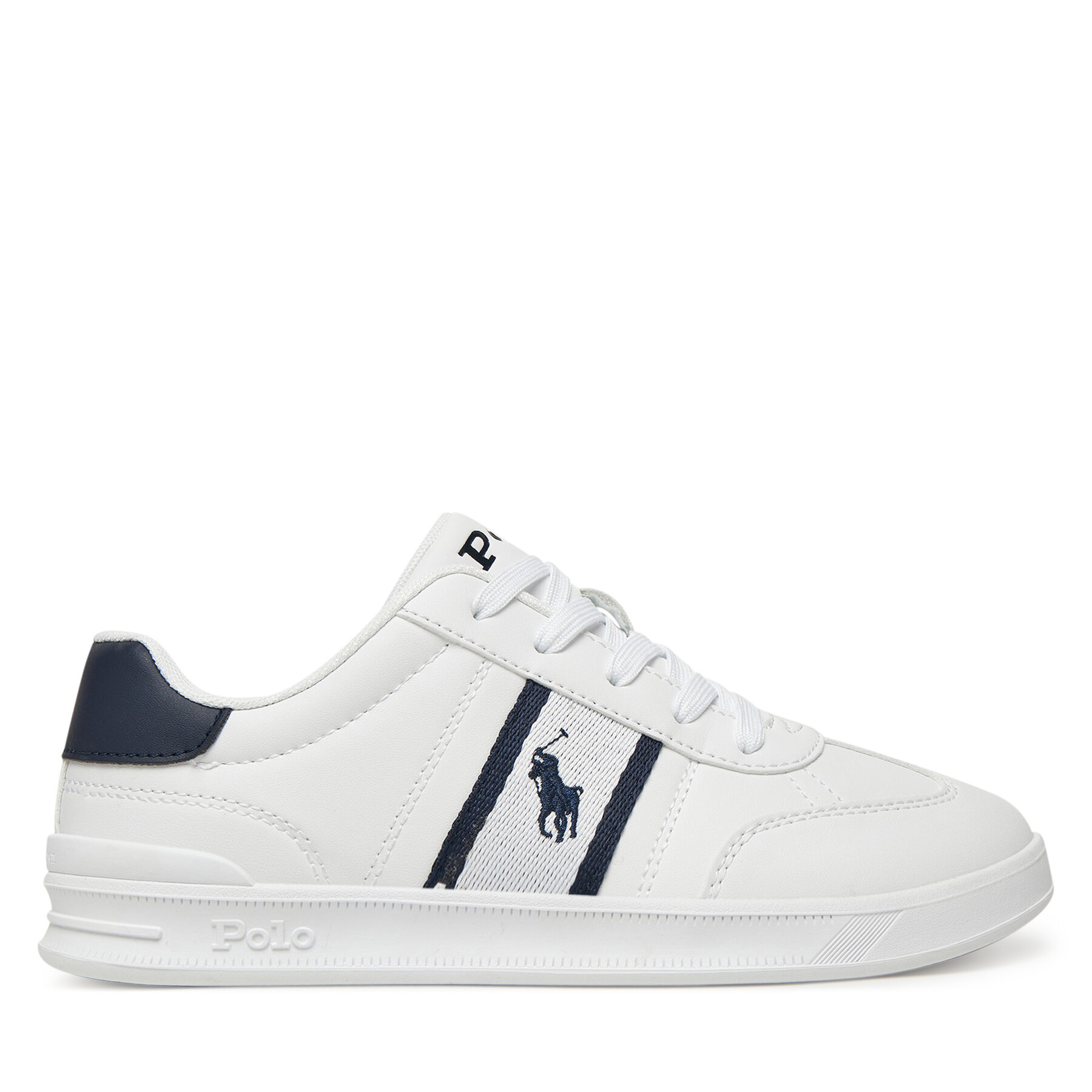 Сникърси Polo Ralph Lauren Heritage Court III T-Toe RL02475101 Бял