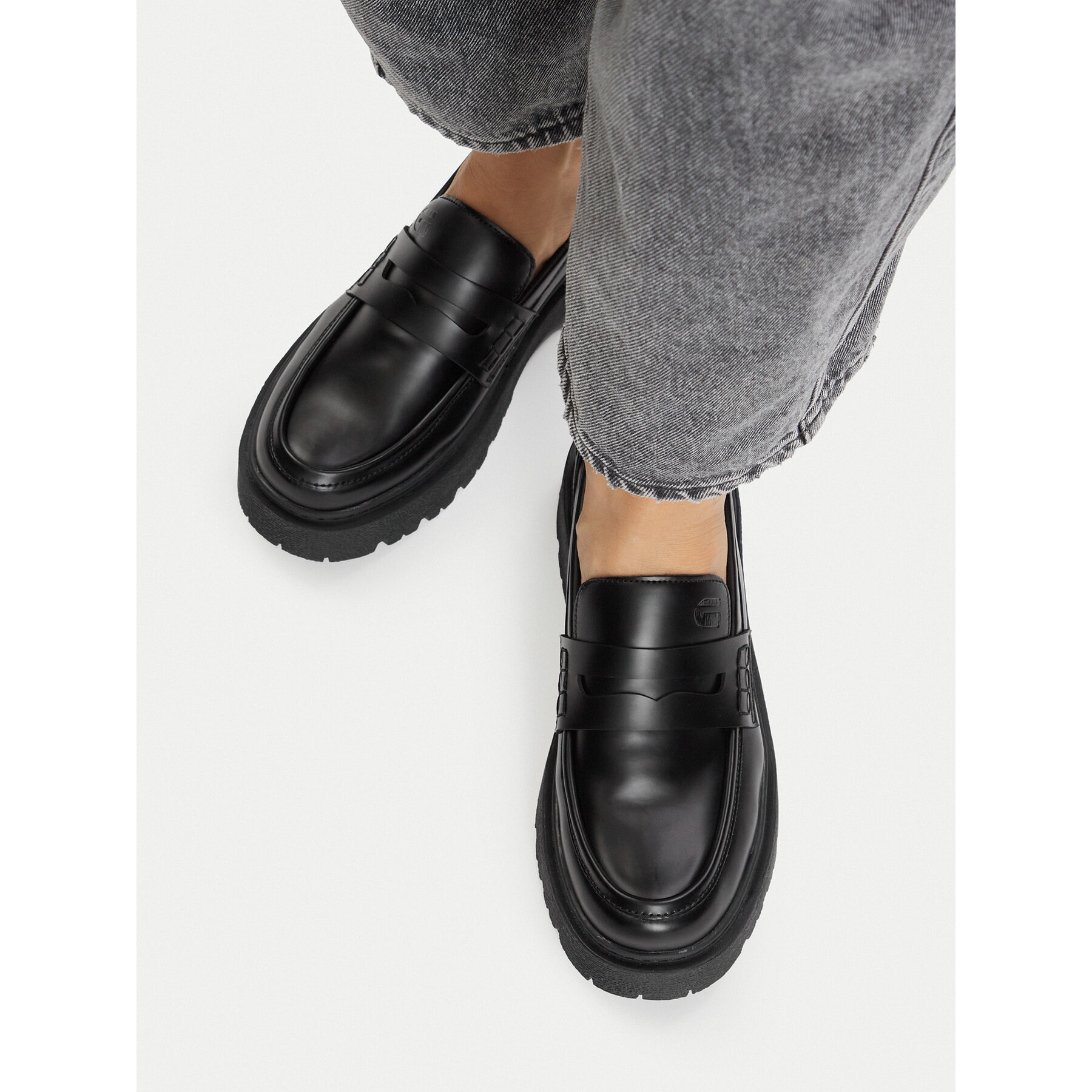 Loafers G-STAR CEO-WBN-ANEXIA-05 Čierna