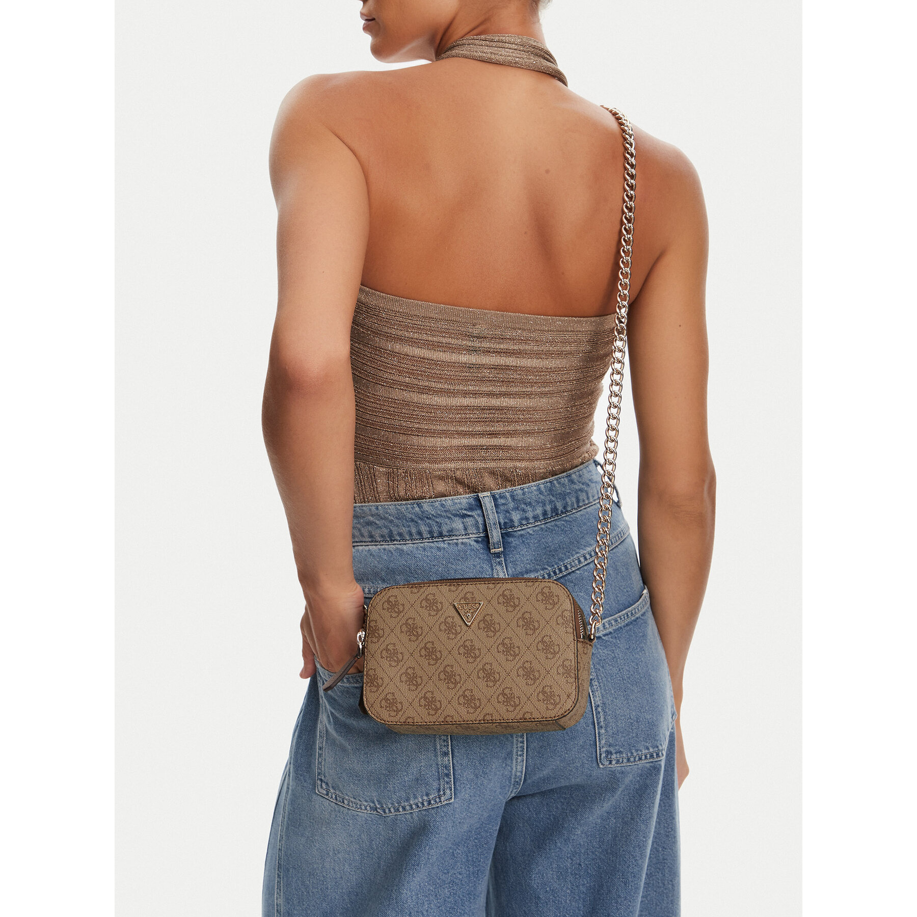 Дамска чанта Guess Noelle II HWBG96 72140 Кафяв