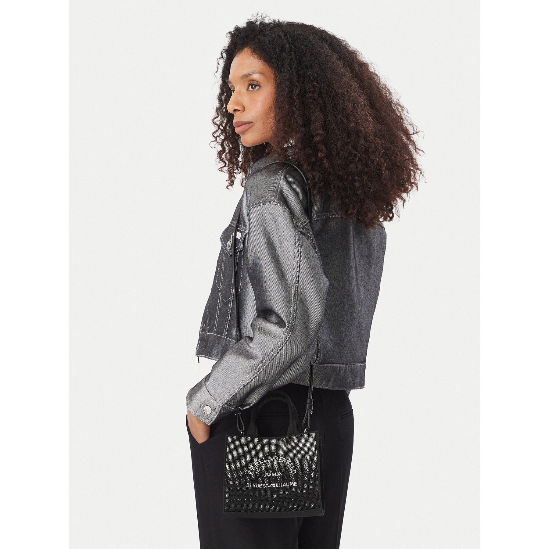 Torbica KARL LAGERFELD B4W50026 Crna