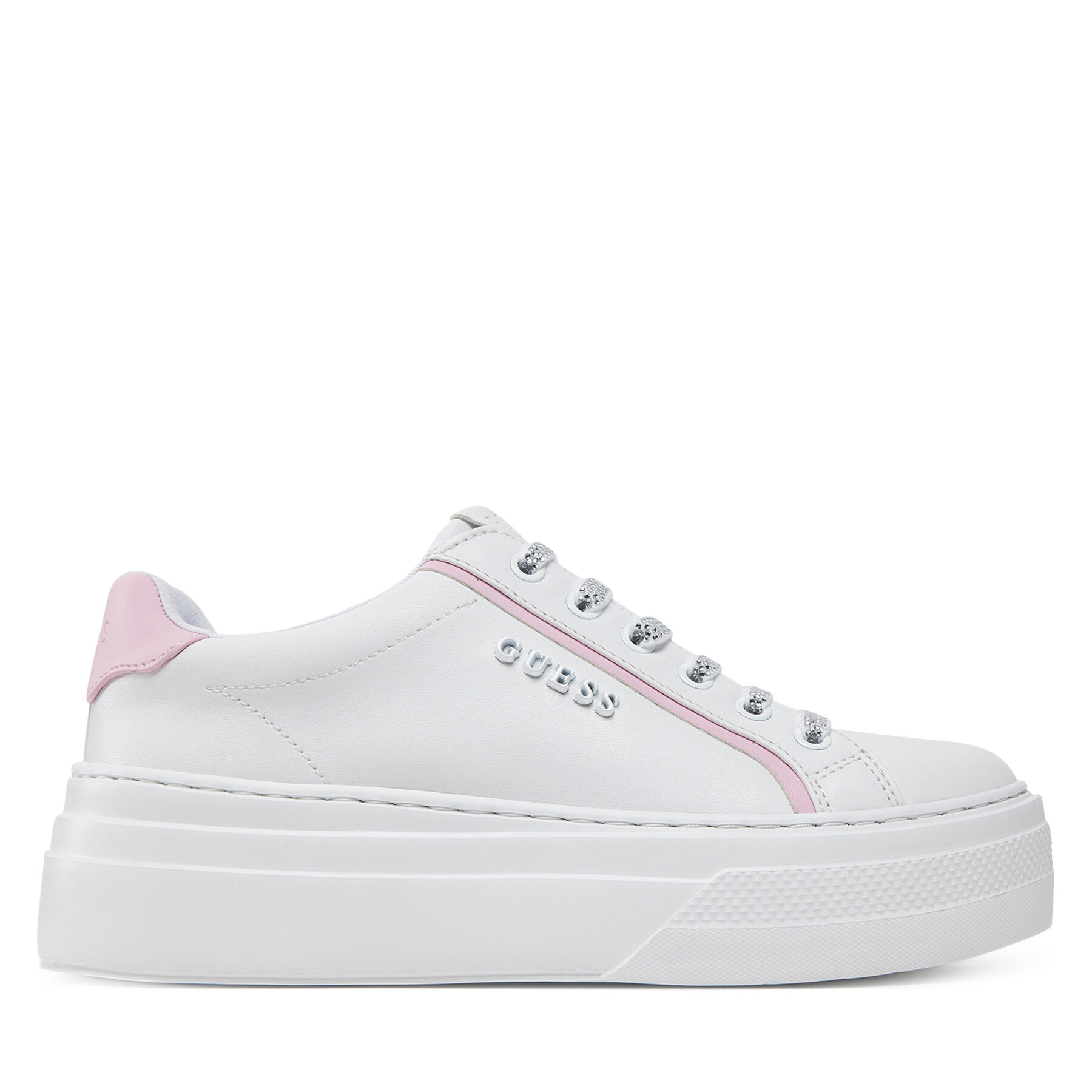 Damskie Sneakersy Guess, Rozmiar 39 Biały FLJMRI ELE12