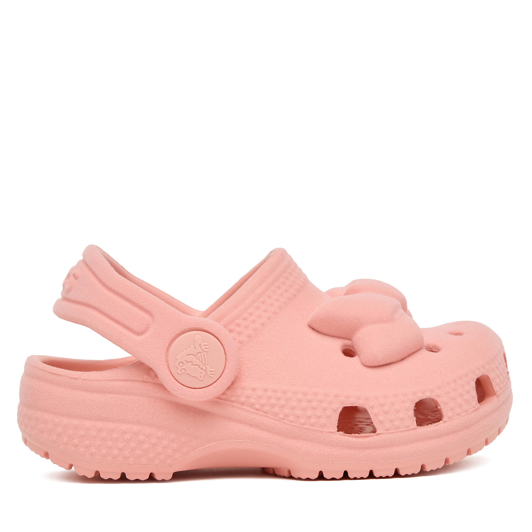 Natikači Crocs Toddler Classic Velvet Bow Clog 211887 Roza