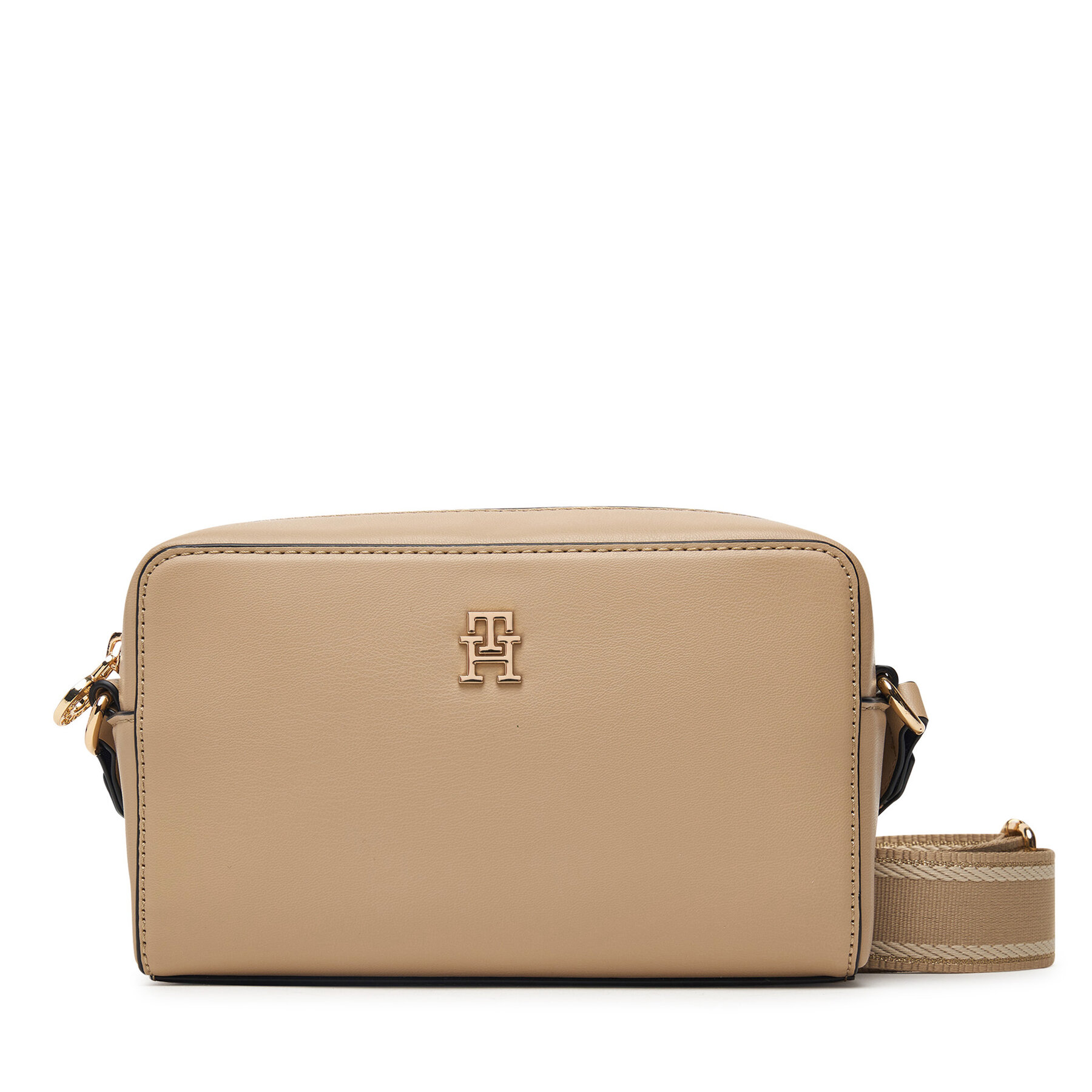 Geantă Tommy Hilfiger Th Joy Camera Bag AW0AW19060 Bej