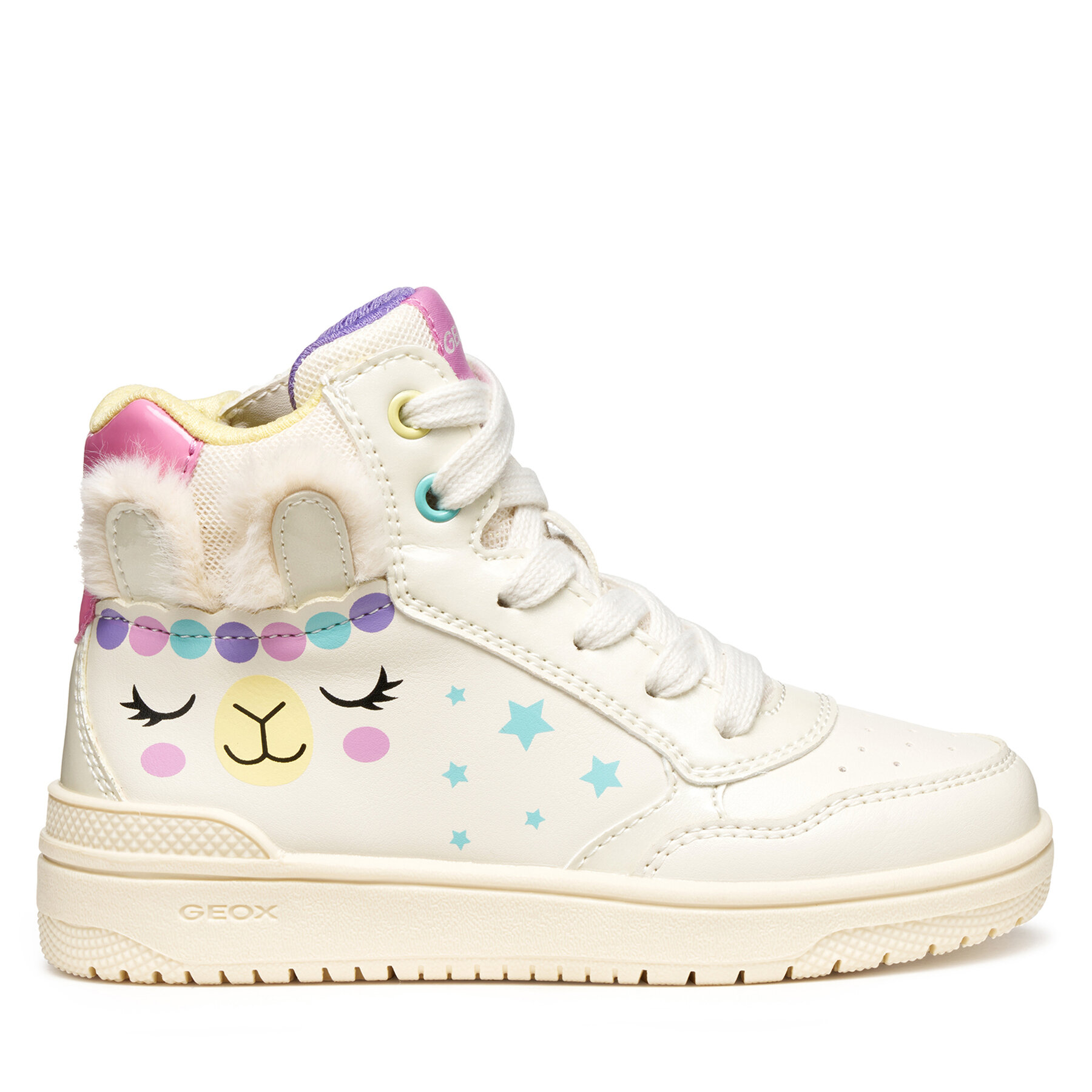 Sneakersy Geox J Washiba J56HXE 0BCKN C1M0G D Biela