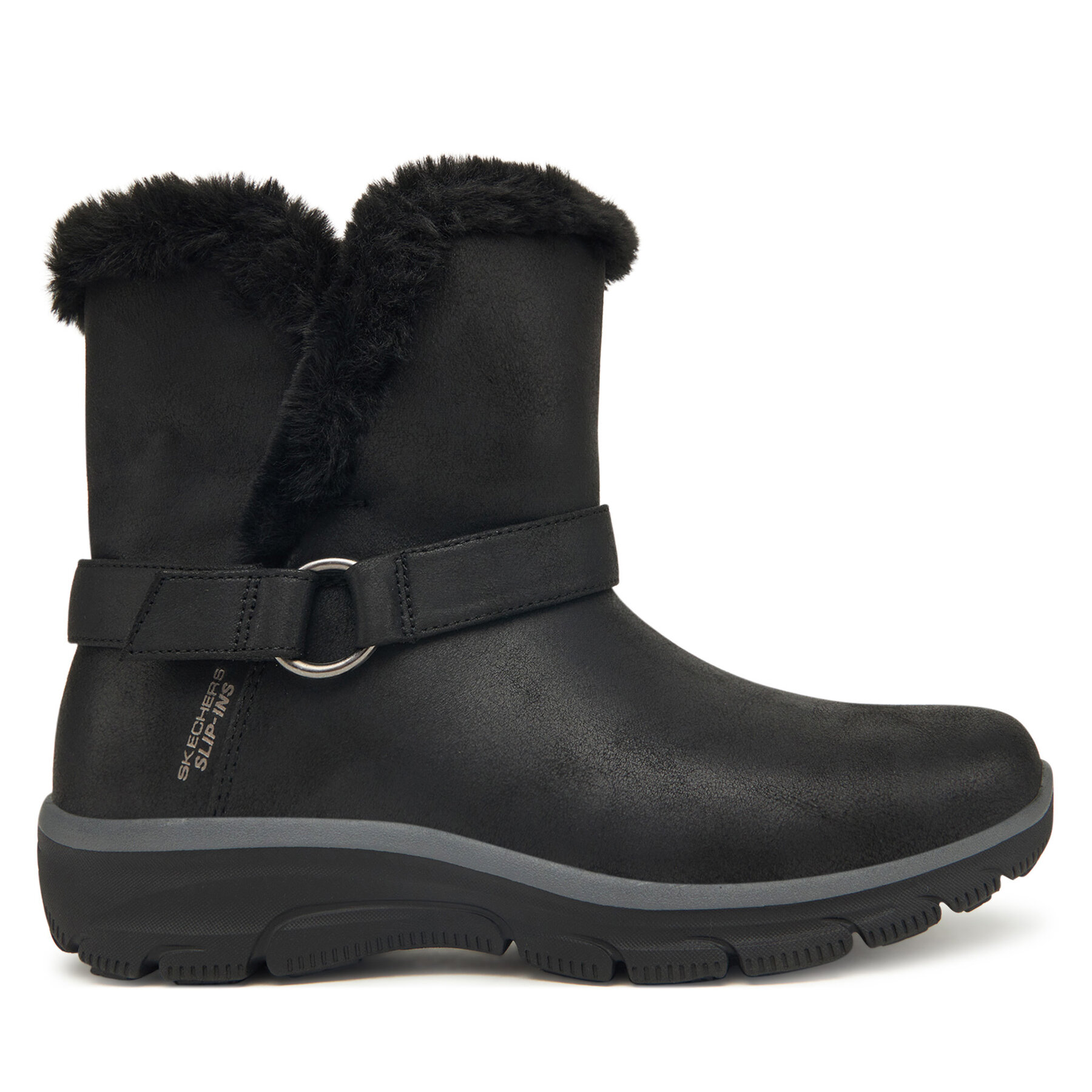 Botine Skechers Easy Going 168045/BLK Negru