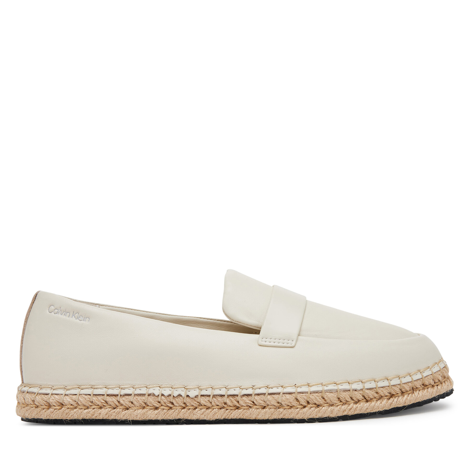 Dámske Espadrilky Calvin Klein, Rozmer: 38, Écru, Espadrille W/Ck Hw - Lth HW0HW02390