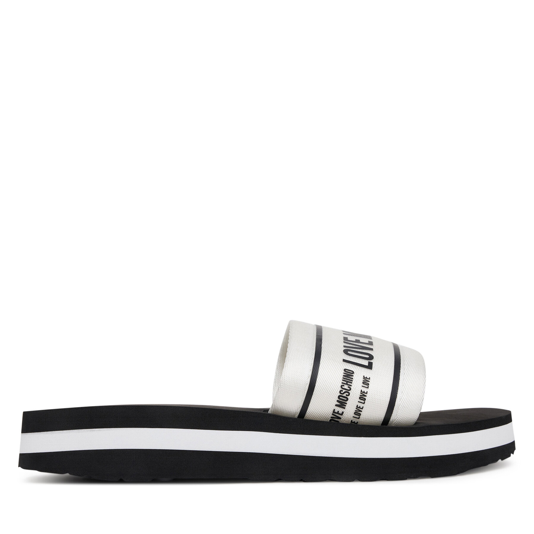 Šľapky LOVE MOSCHINO JA28334G0MIX6100 Biela
