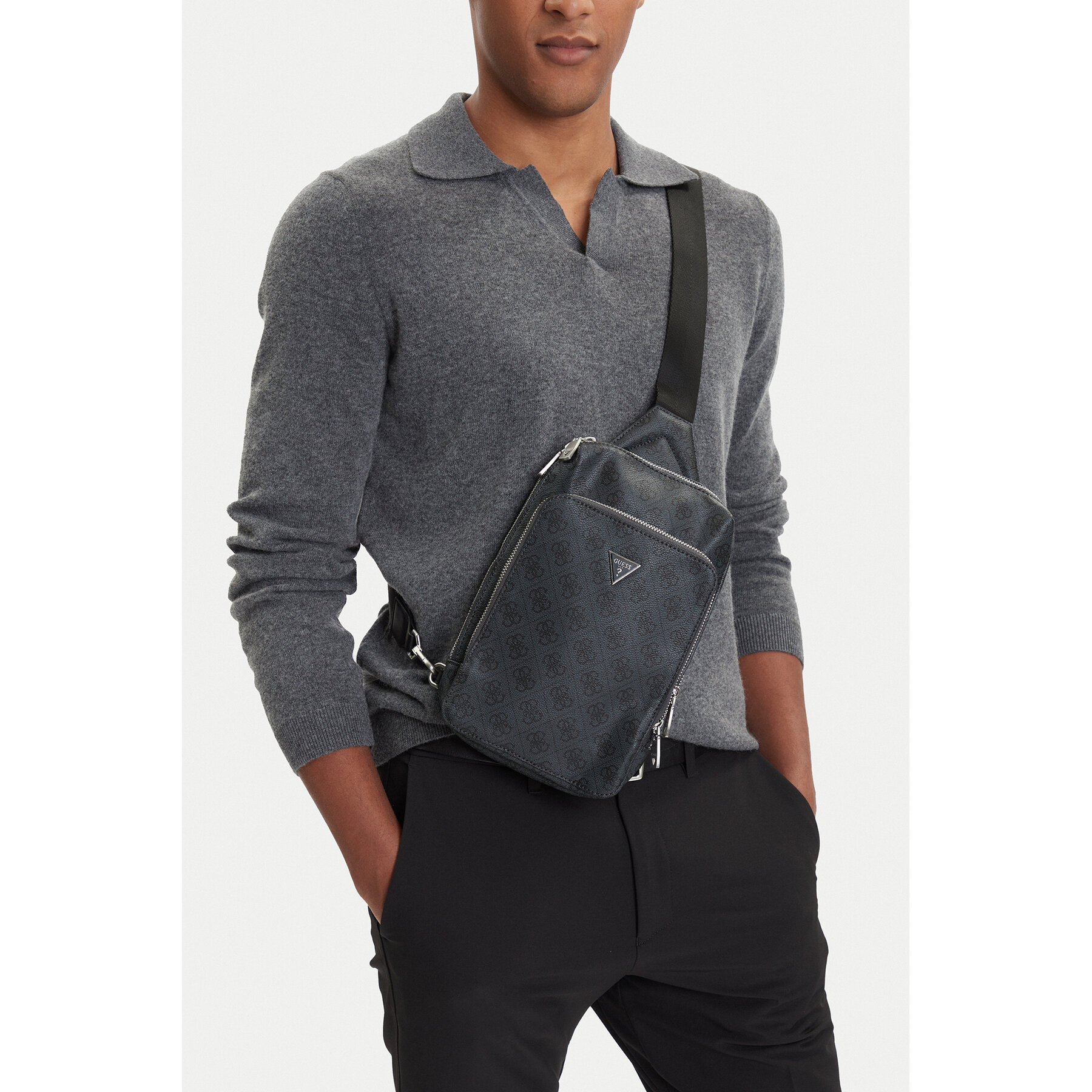 Мъжка чантичка Guess HMMILO P5226 Сив