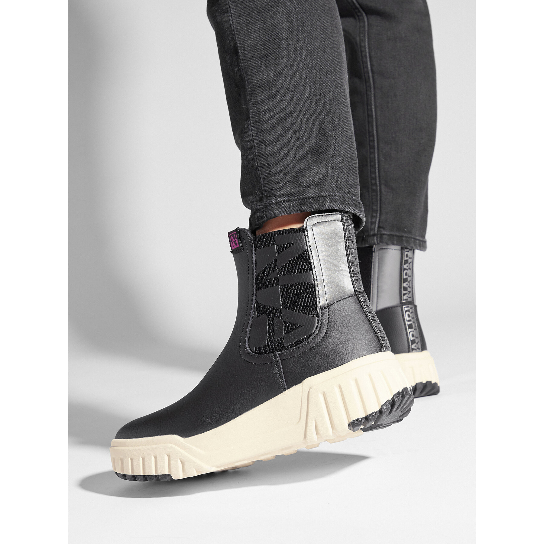 Ghete Jodhpur Napapijri Olivya02 NP0A4HVZ Negru