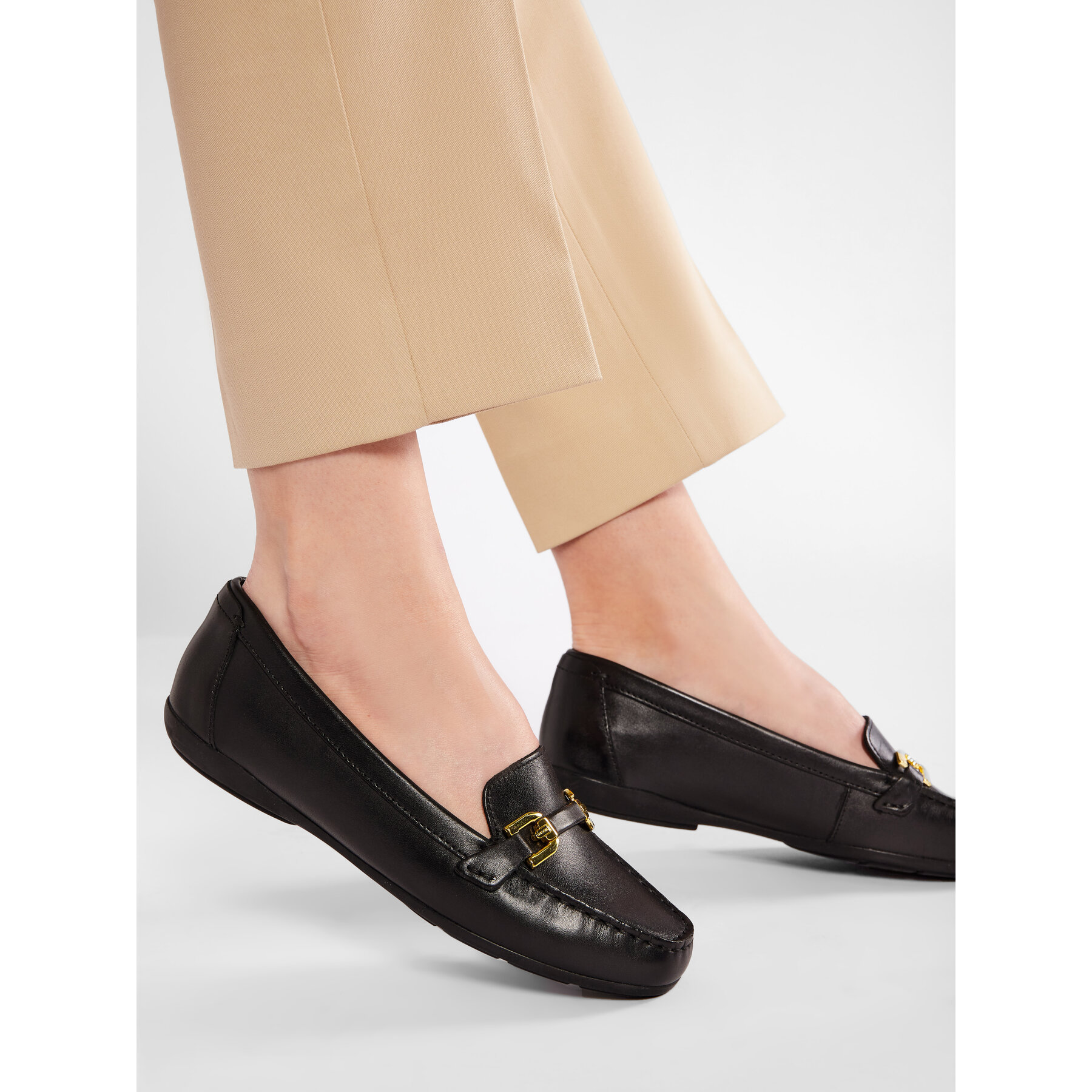 Mokasīni Geox D Annytah Moc A D84BMA 00043 C9997 Melns