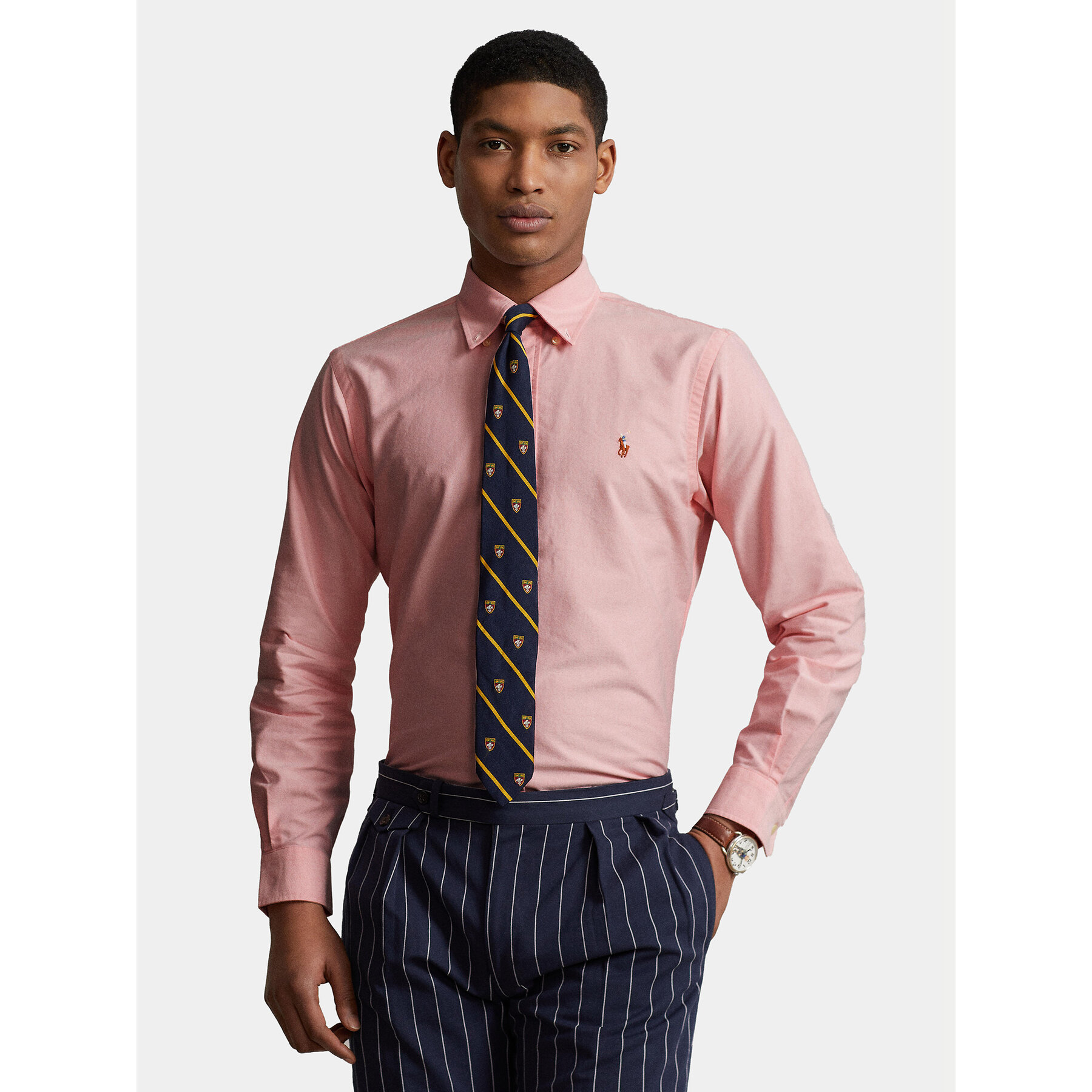 Polo Ralph Lauren Hemd Bsr 710792041 Rosa Custom Fit