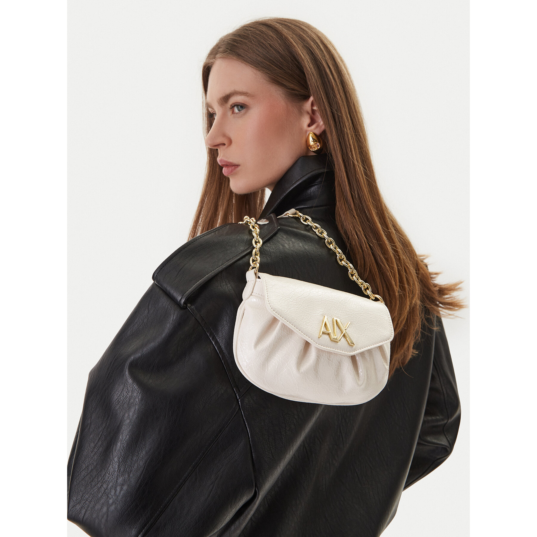 Geantă Armani Exchange XW002165 AF21363 U1003 Alb