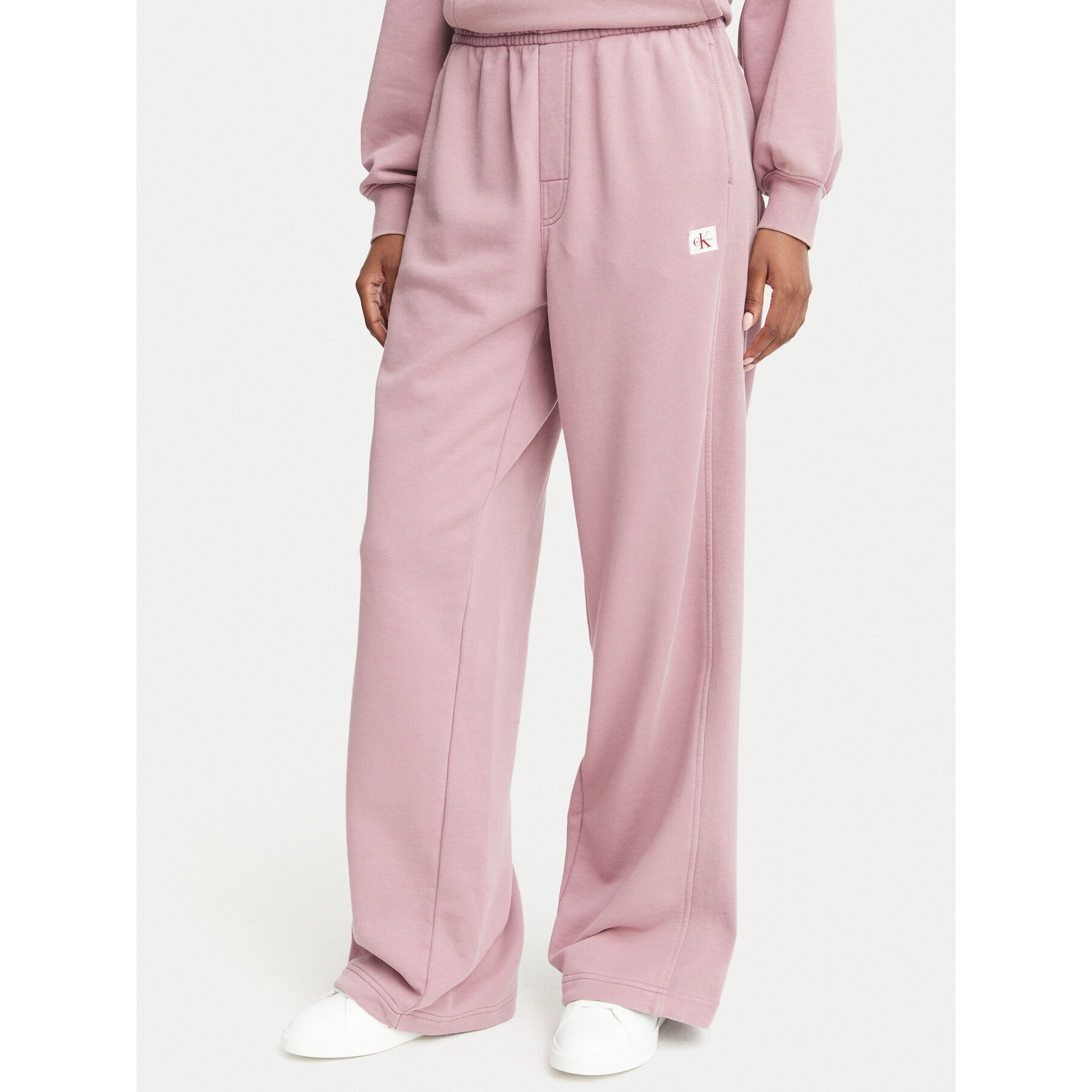 Calvin Klein Jeans Jogginghose LV047H224G Dunkelrosa Wide Leg