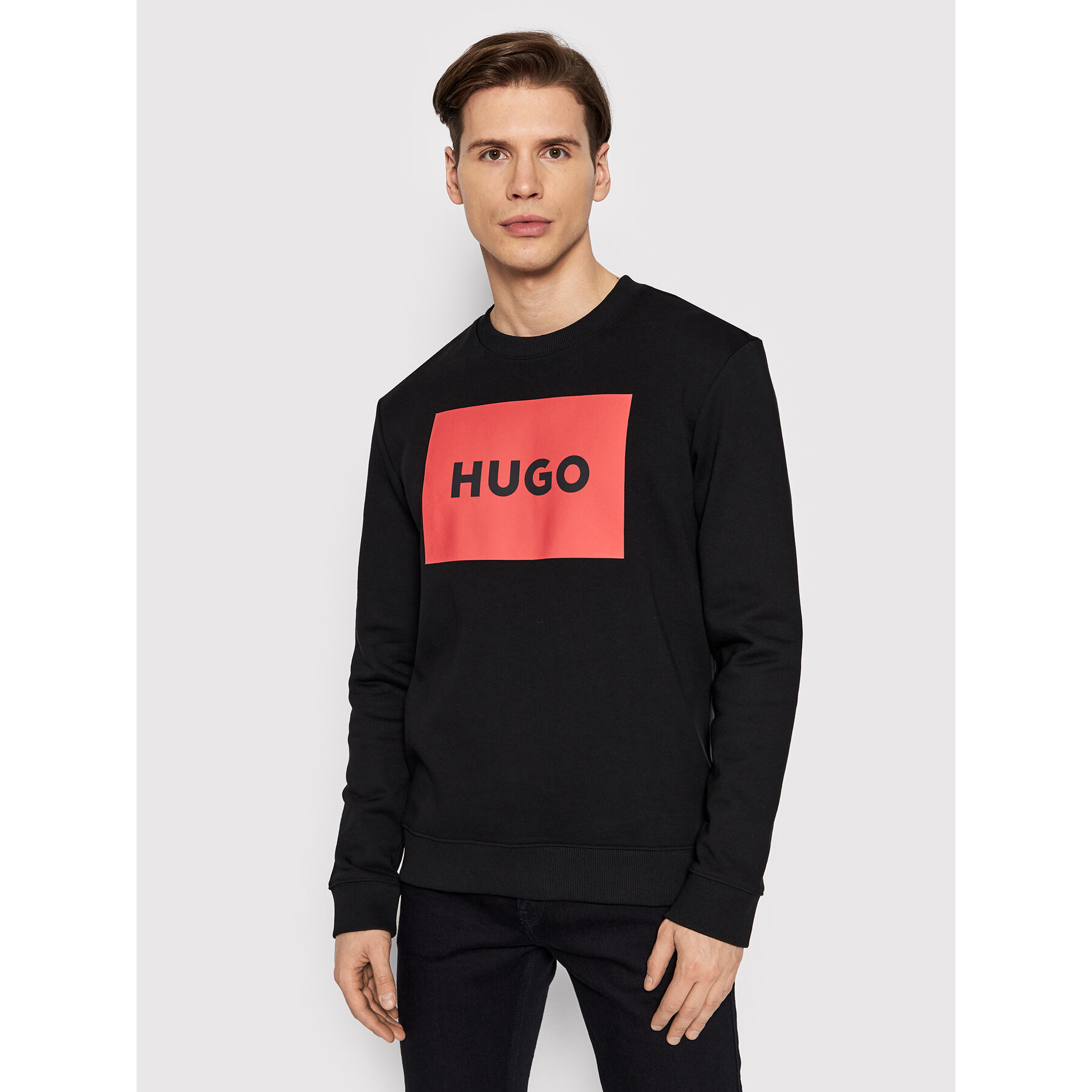 Hugo Sweatshirt Duragol222 50467944 Schwarz Regular Fit